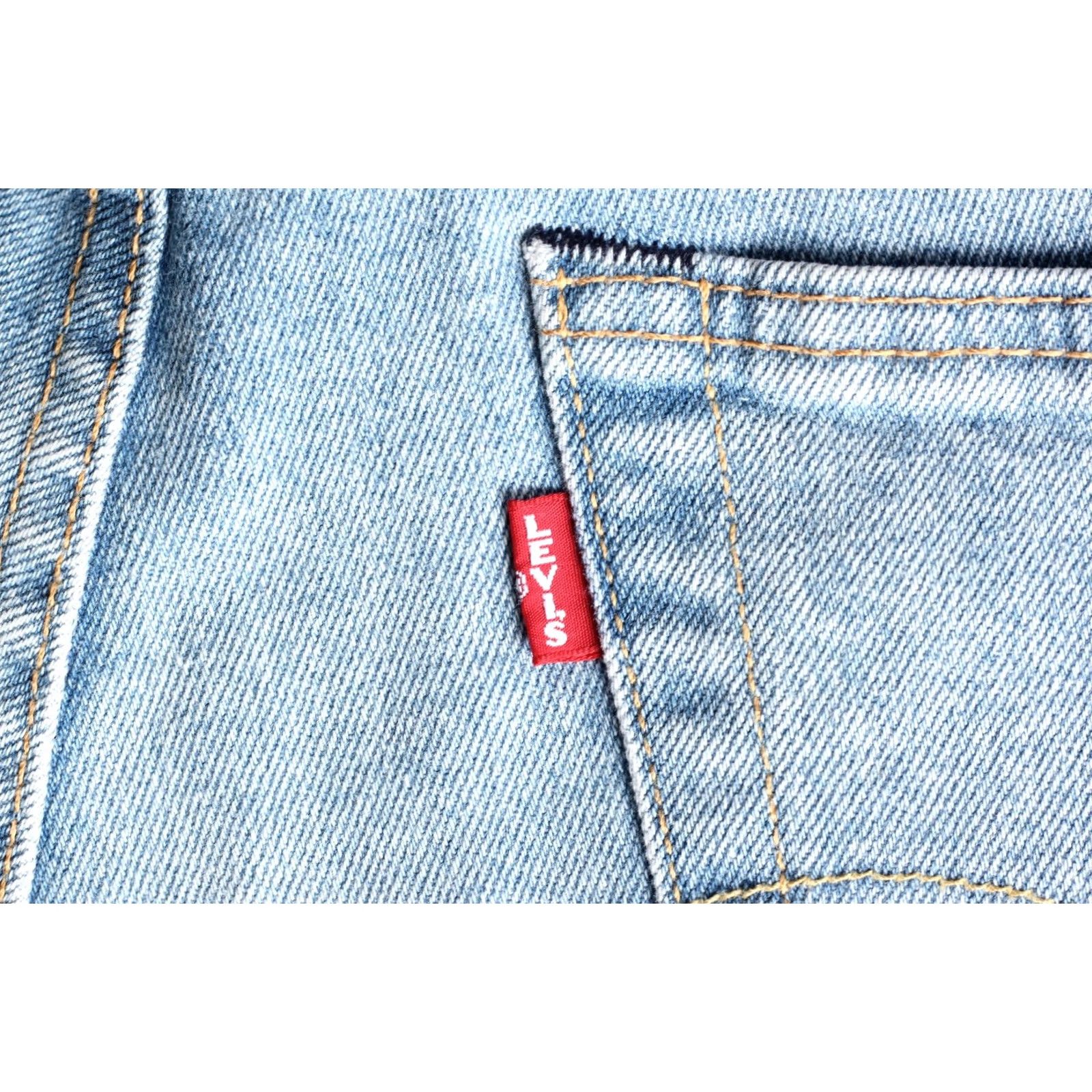 Levi's LEVI’S 501 PREMIUM Big E Jeans Men Size 31 Regular Straight Stretch DZ7942 Jeans Mens 31 Blue 5-Pocket Denim Cotton Elastane Vintage No Size US 31 - 5 Thumbnail