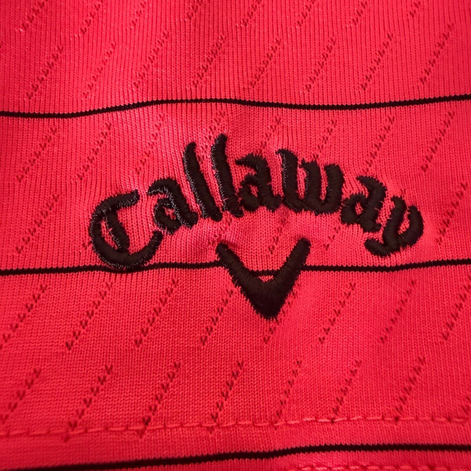 Callaway Callaway Golf Polo Shirt Mens Medium Pink Striped Opti Dri Size US M / EU 48-50 / 2 - 3 Thumbnail