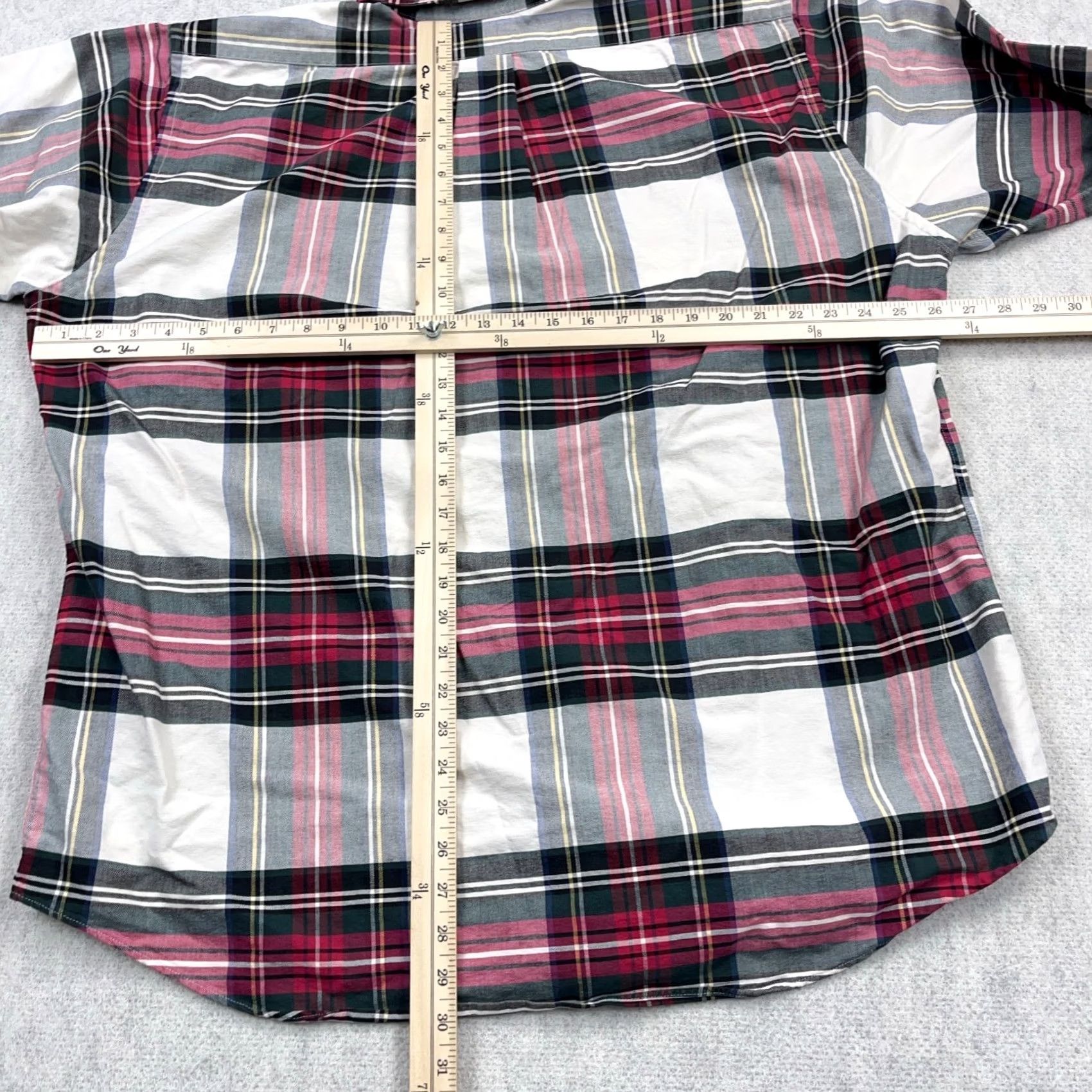 Brooks Brothers Brooks Brothers Shirt Men XL Red Plaid Oxford Button-Down OCBD Button Up Vintage: No Size US XL / EU 56 / 4 - 6 Thumbnail