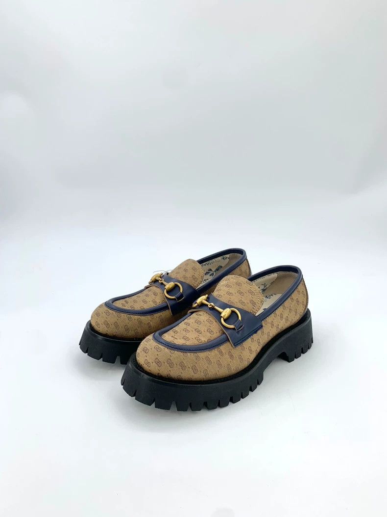 Gucci Gucci Size 37.5 Size 37.5 Brown Double G Old Flower Full Pr Size US 5 / EU 37 - 1 Thumbnail