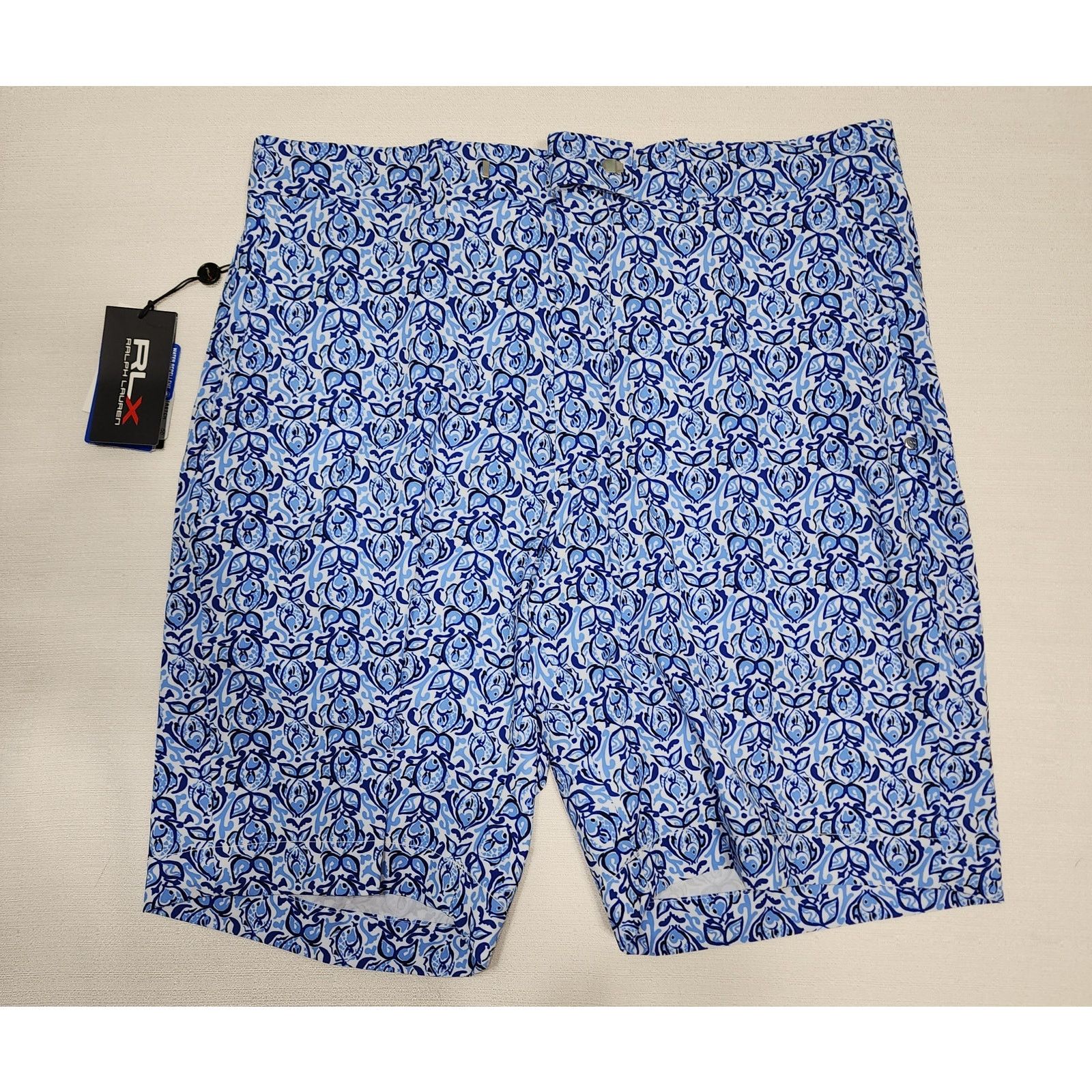 RLX Ralph Lauren RLX Ralph Lauren classic shorts W34'' x L20'' Fish Print Size US 34 / EU 50 - 3 Thumbnail