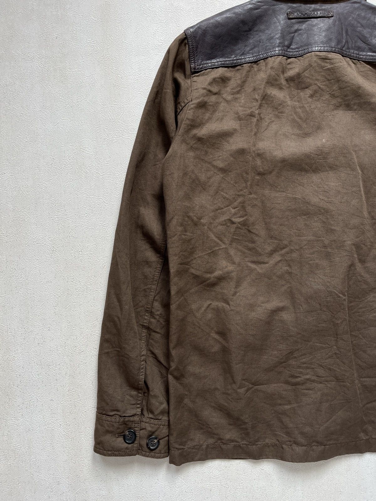 Prada 00’s Prada Sport Linen Leather Field Jacket Size US S / EU 44-46 / 1 - 14 Thumbnail