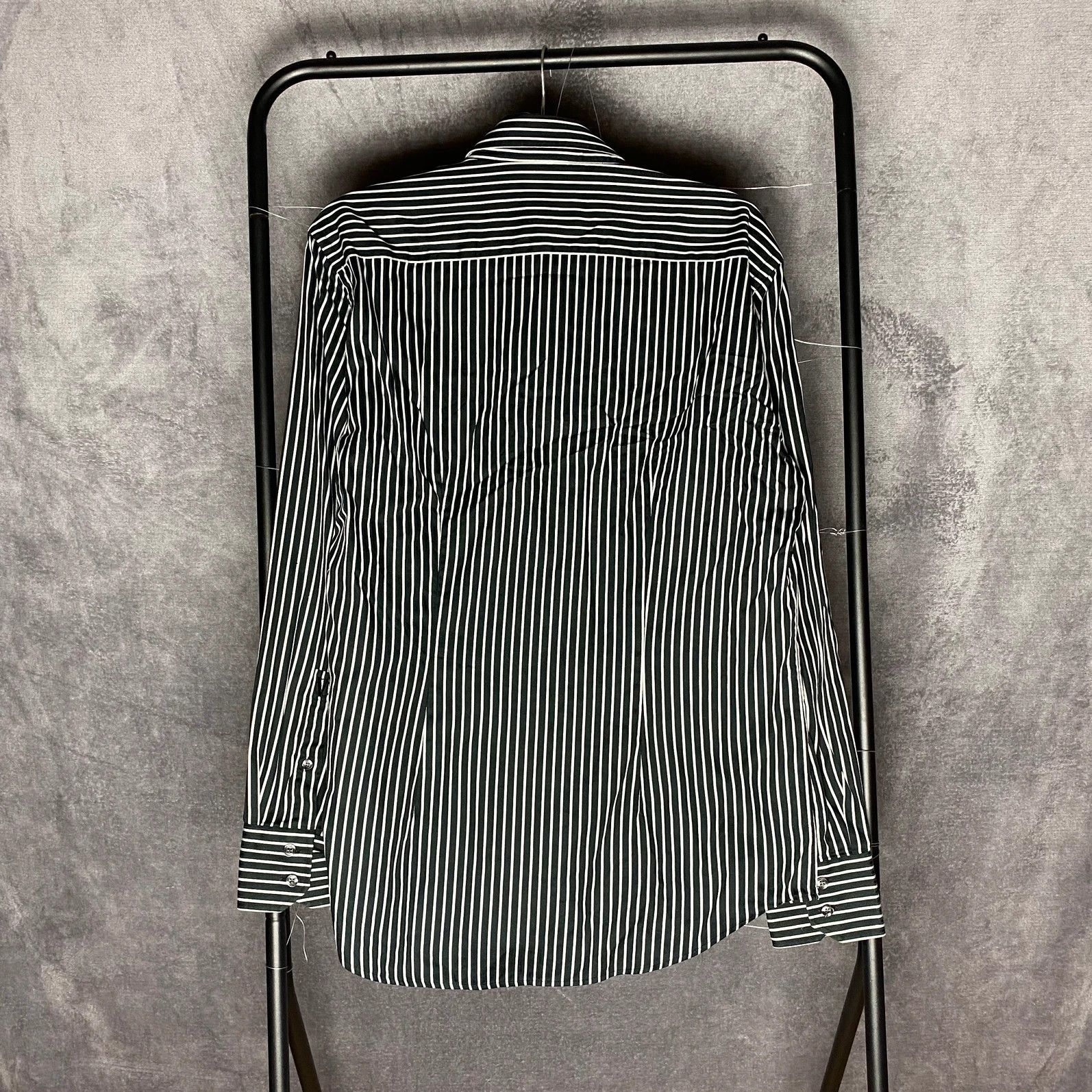 Designer × Versace Versace Collection shirt striped black white classic Size US L / EU 52-54 / 3 - 2 Thumbnail