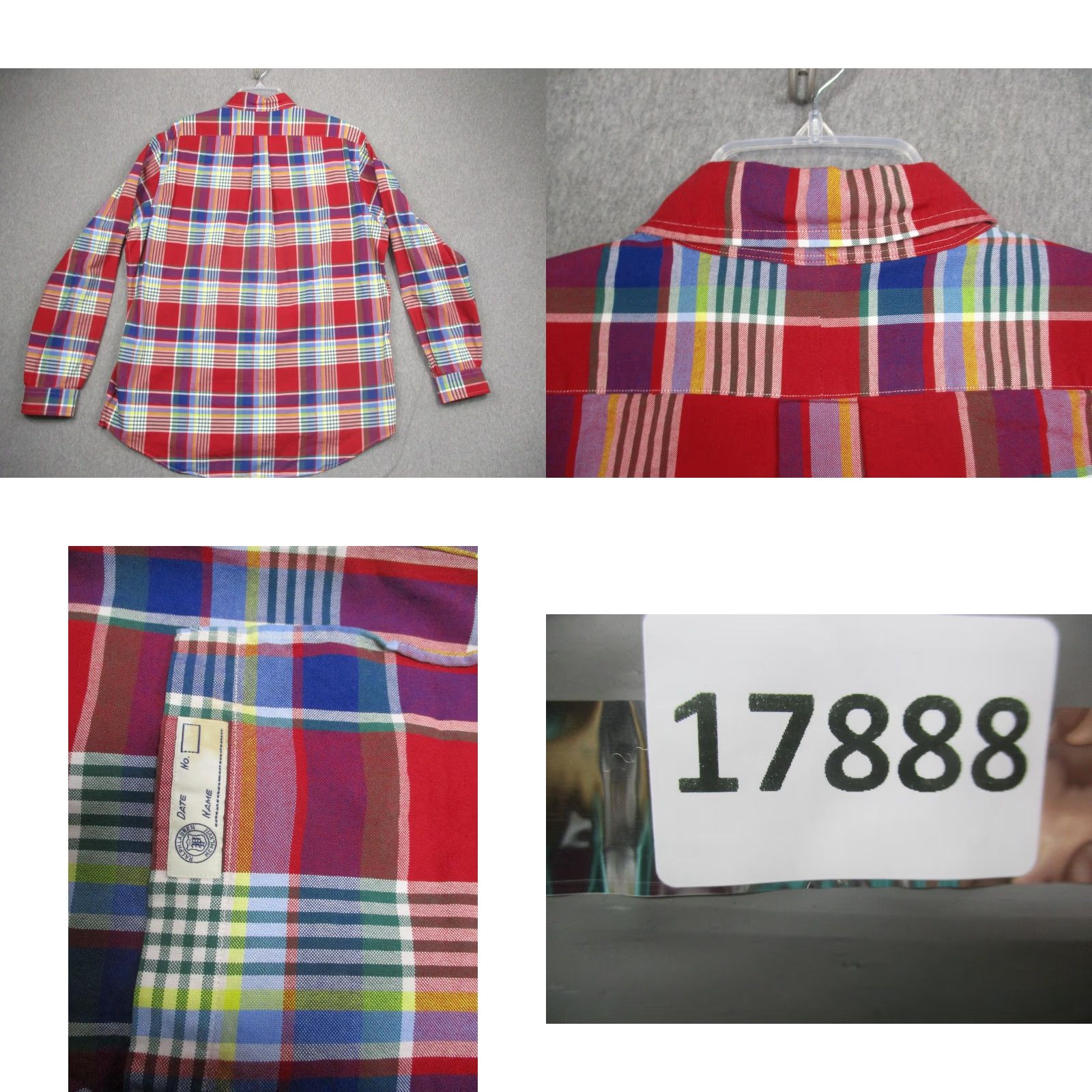 Ralph Lauren Ralph Lauren Shirt Mens XL Red Plaid Classic Fit Button Down Long Sleeve Madras Size US XL / EU 56 / 4 - 9 Thumbnail