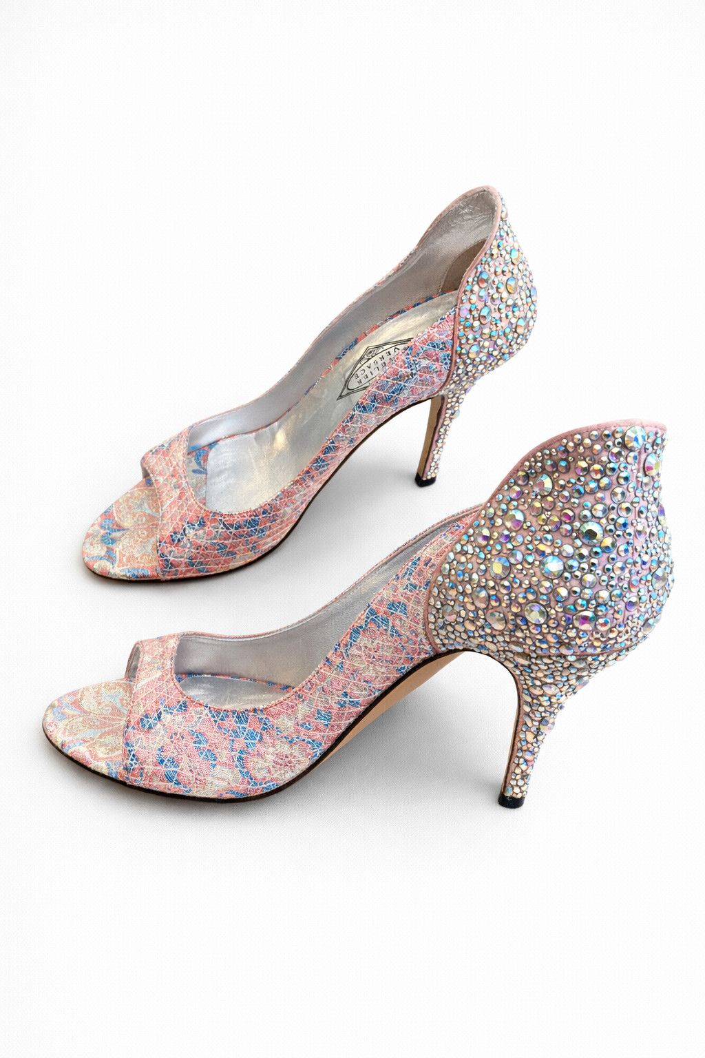 Versace Atelier Versace Crystal Heels Shoes Wedding Pumps Size 40 Size US 10 / IT 40 - 1 Thumbnail