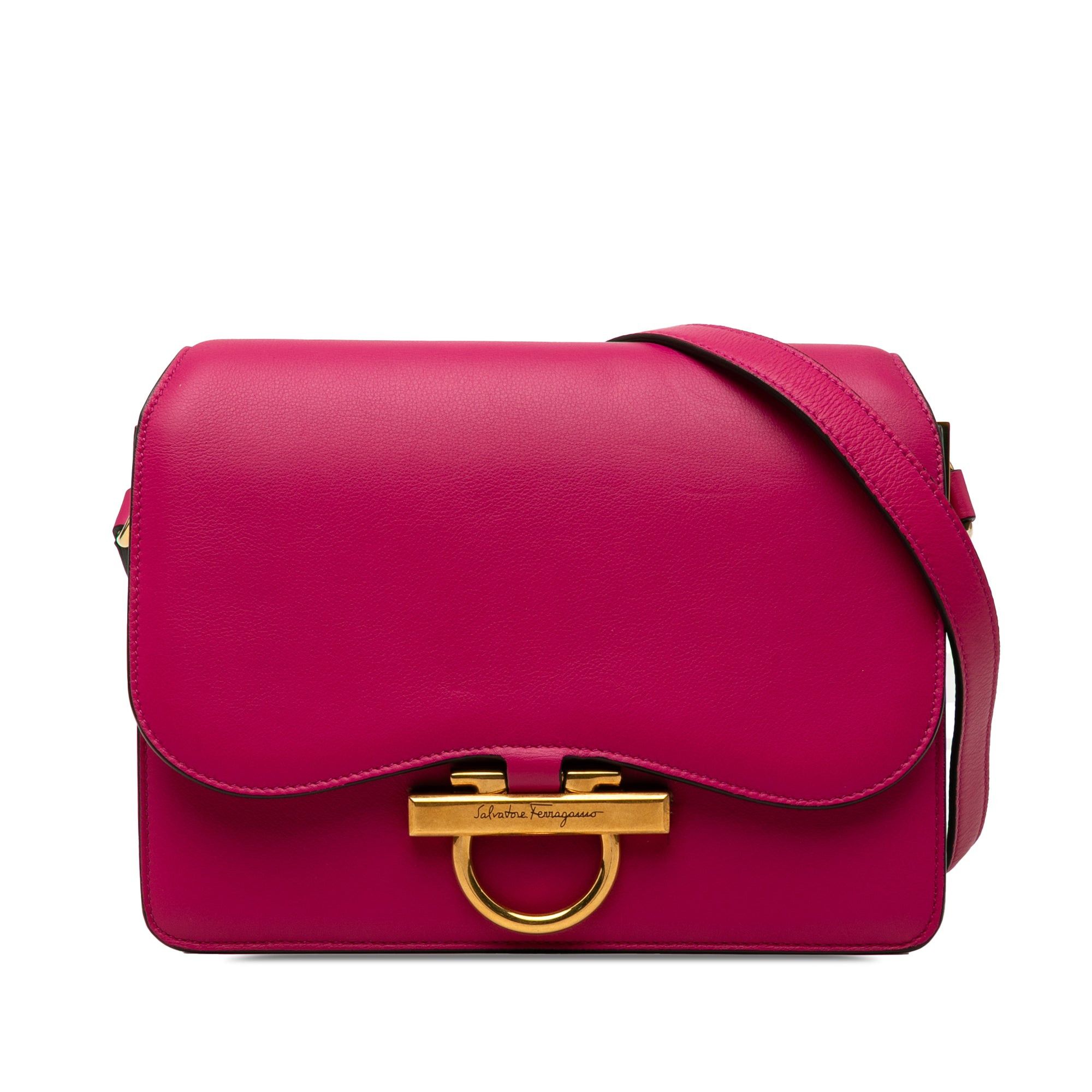 Salvatore Ferragamo Calfskin Gancini Joanne Crossbody Size ONE SIZE - 1 Thumbnail