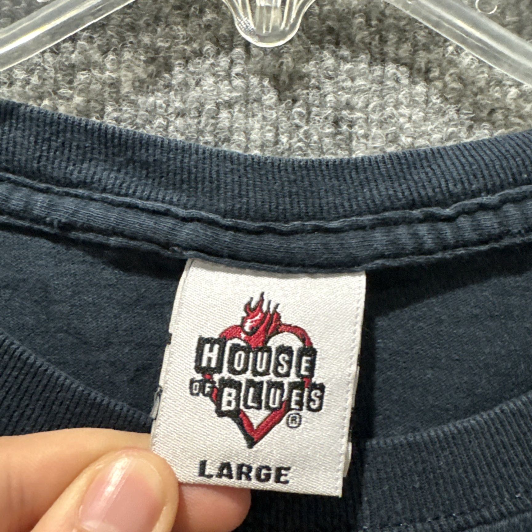 Vintage VINTAGE 00s In Blues We Trust Y2K Grunge Short Sleeve Black T-Shirt Men’s L House of Blues Shirt Mens L Black Grunge 00s Blues We Trust Size US L / EU 52-54 / 3 - 3 Thumbnail