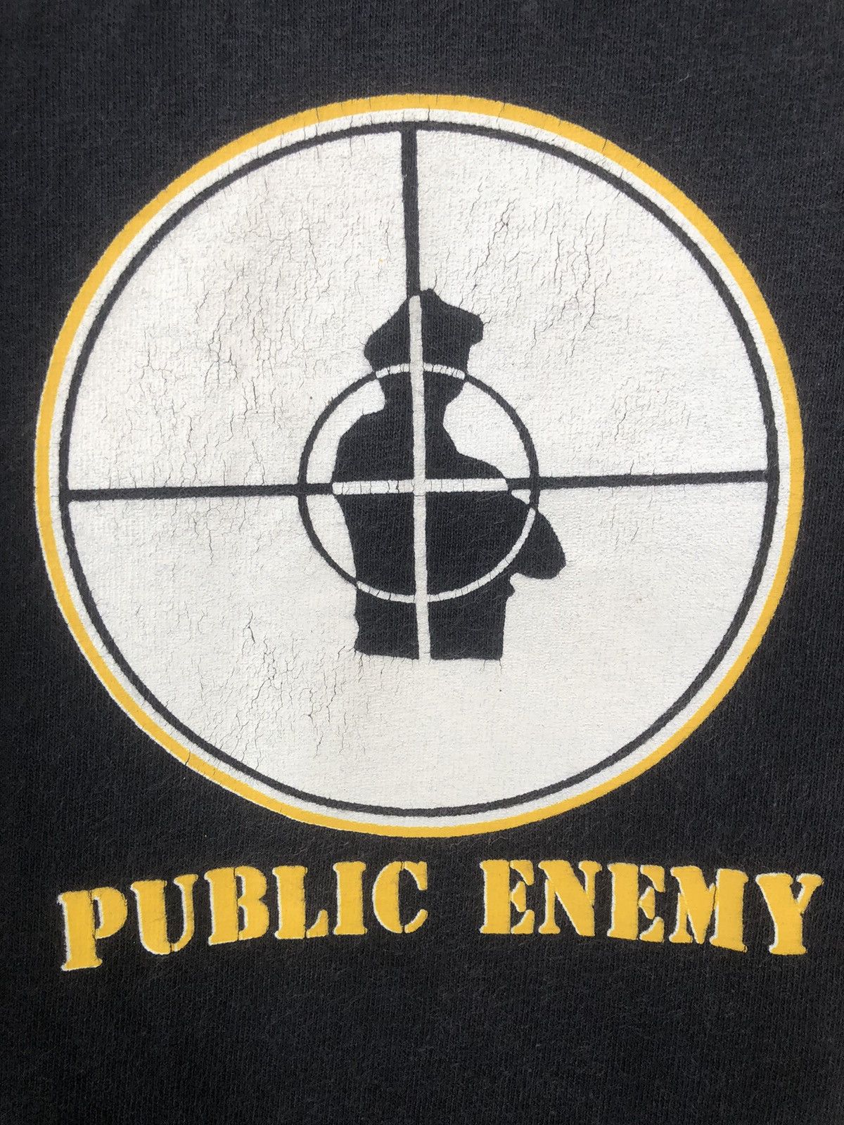 Public Enemy × Rap Tees × Vintage Vintage 90s PUBLIC ENEMY Hip Hop Band Tee Size US XL / EU 56 / 4 - 4 Thumbnail