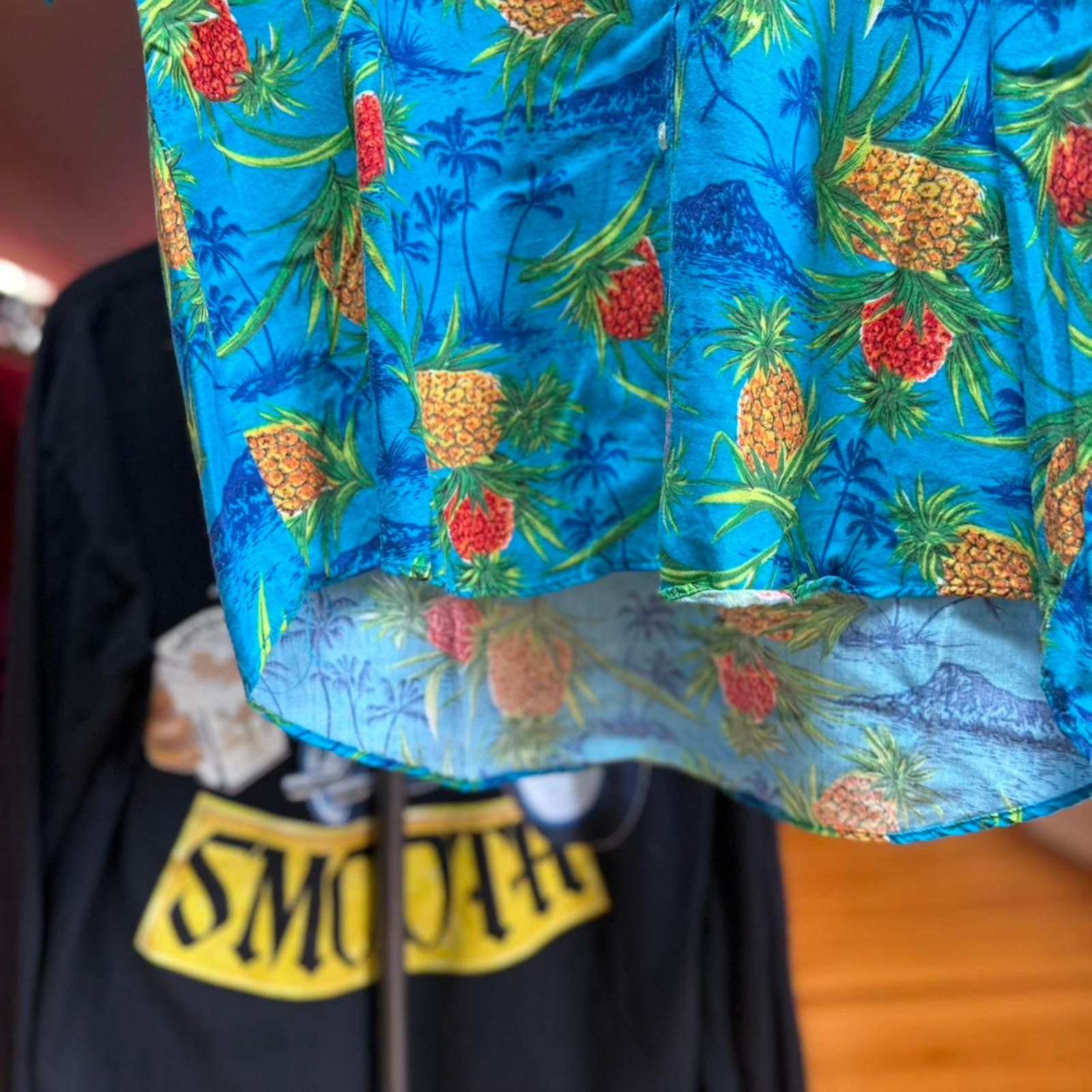 Gap × Vintage Vintage 90s Gap Floral Hawaiian Loop Collar Shirt Size US L / EU 52-54 / 3 - 5 Thumbnail