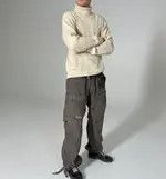 Vintage Vintage Avant Garde Beige Oversize Sweater Size US L / EU 52-54 / 3 - 2 Thumbnail