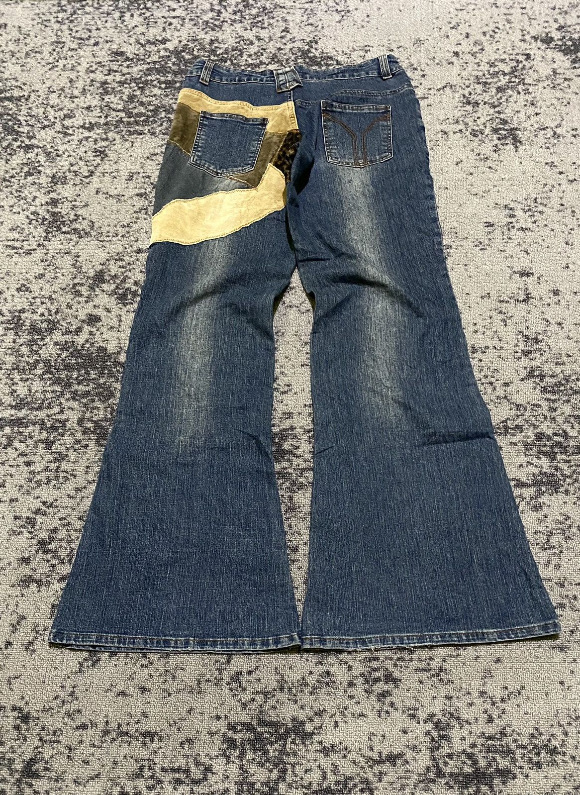Hysteric Glamour Y2k deep “avant garde style” flare jeans Size US 30 / EU 46 - 2 Thumbnail