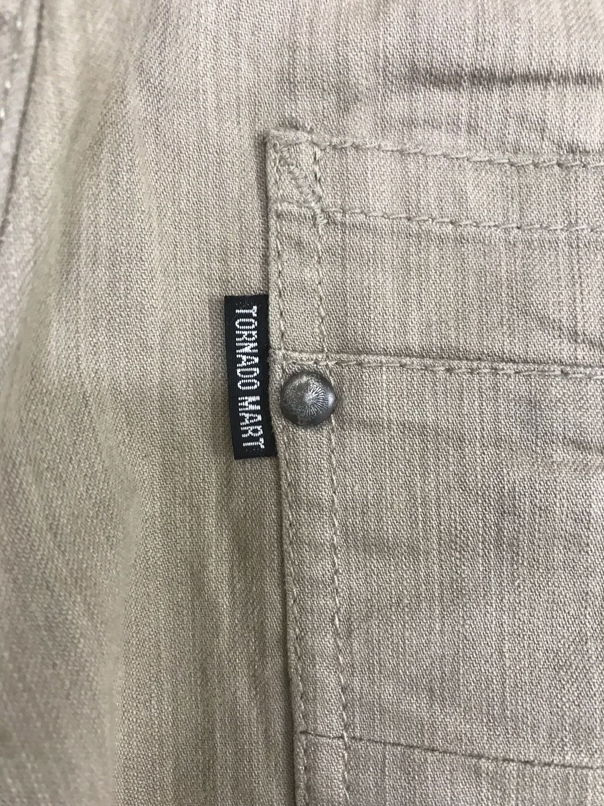 Japanese Brand 💥FLARE💥Tornado Mart Japan LowRise Vertical Flare Pant F240 Size US 29 - 18 Thumbnail