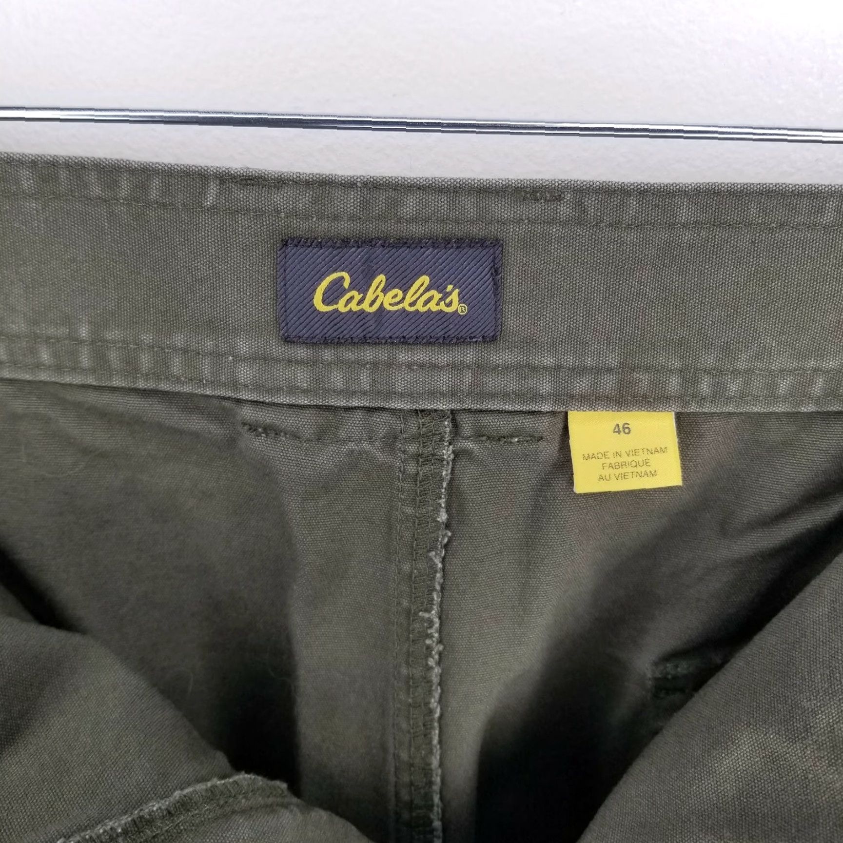 Vintage VINTAGE? No. Cabela's Green 7 Pocket Cargo Shorts Hiking Size 46 Mens Regular Cargo Shorts Green 7-pocket Hiking Men 46 Size US 30 / EU 46 - 4 Thumbnail