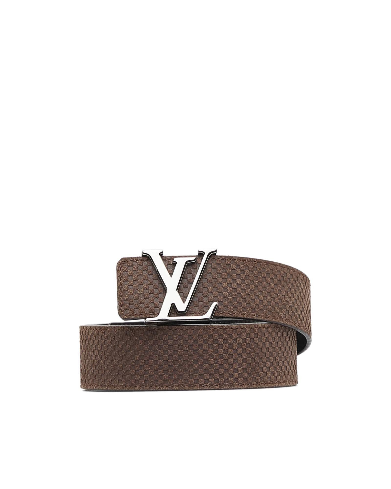 louis vuitton belt damier ebene