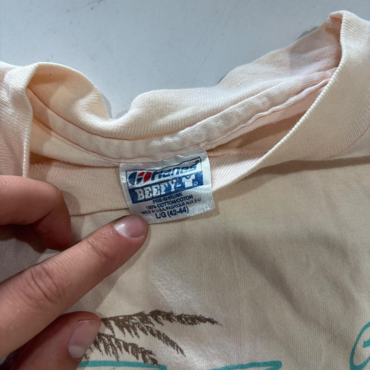 Hanes × Japanese Brand × Vintage Vintage y2k 90s single stitch usa t-shirt Size US L / EU 52-54 / 3 - 2 Thumbnail