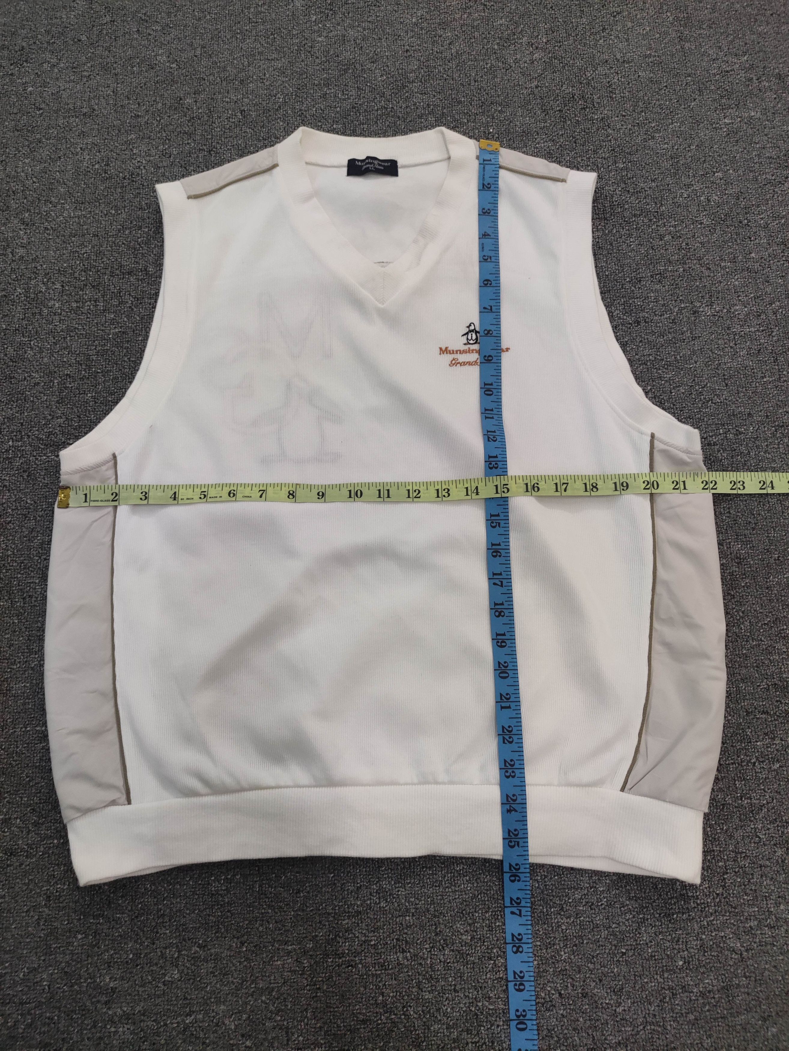 Japanese Brand Vintage Mungsing Wear Vest Big Logo Size US L / EU 52-54 / 3 - 9 Thumbnail