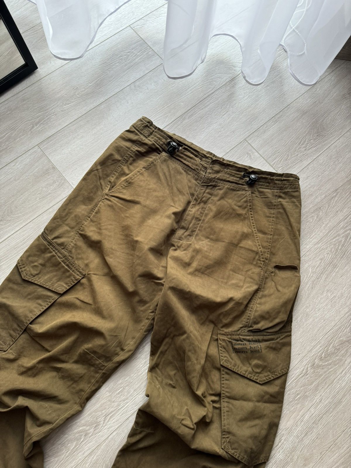 Japanese Brand × Seditionaries × Vintage Vintage Aem Kei Khaki Cargo Pants Size US 36 / EU 52 - 3 Thumbnail