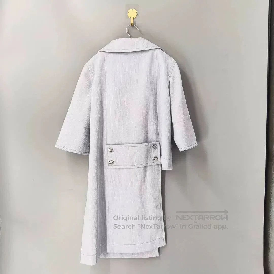 Chanel Chanel Crystal Button Blue Coat. Size US XS / EU 42 / 0 - 2 Thumbnail