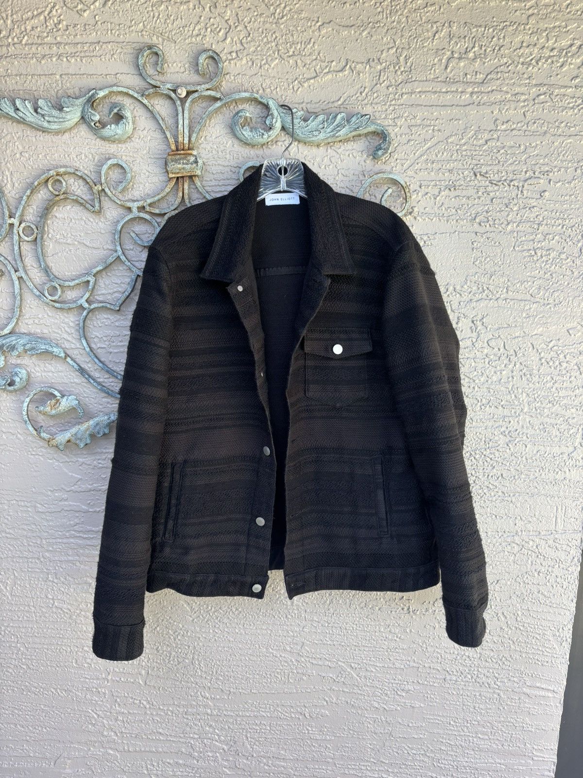 John Elliott John Elliott Woven Thumper Denim Jacket Size US L / EU 52-54 / 3 - 1 Thumbnail