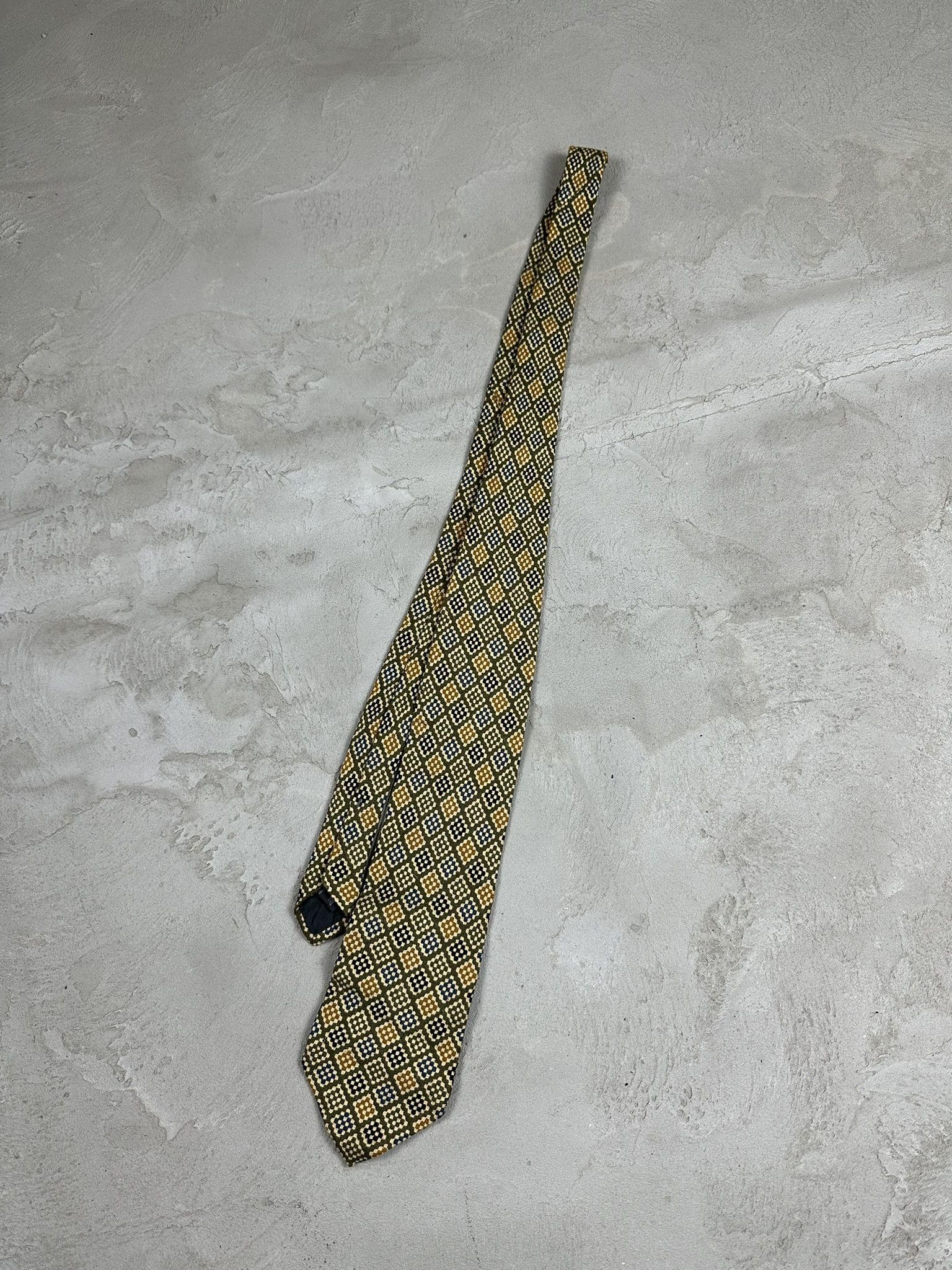 Designer × Ermenegildo Zegna Vintage Ermenegildo Zegna Silk Luxury Patterned Tie Size ONE SIZE - 1 Thumbnail