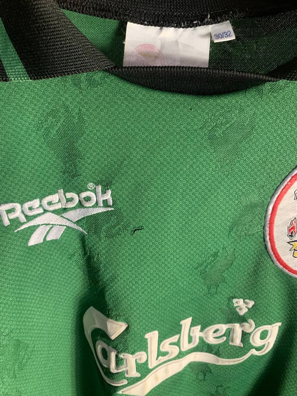 Reebok × Vintage VERY RARE REEBOK FC LIVERPOOL ENGLAND SOCCER JERSEY Y2K 90s Size US XS / EU 42 / 0 - 4 Thumbnail