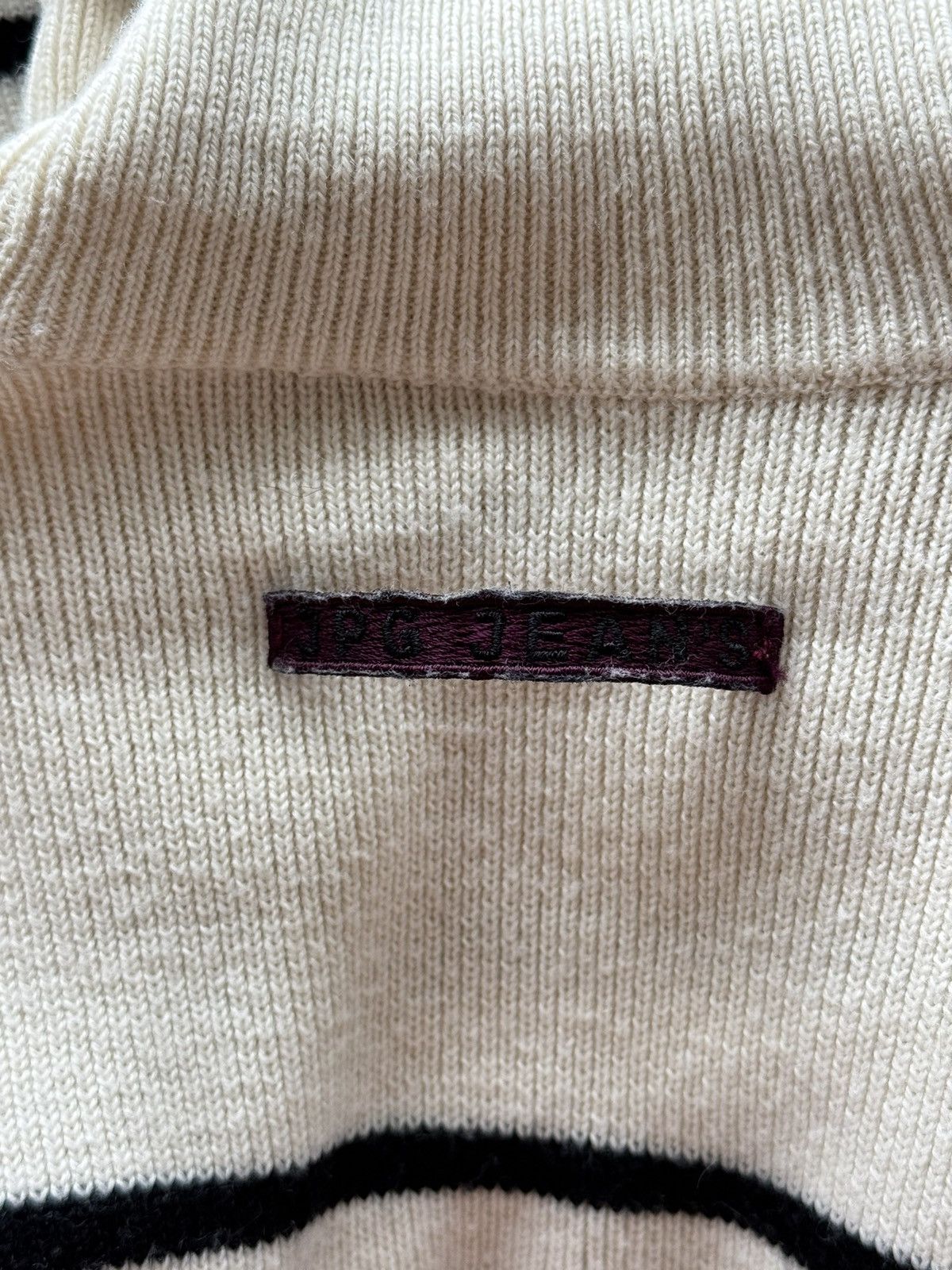 Jean Paul Gaultier × Vintage Jean Paul Gaultier A/W 2003 archive vintage striped sweater Size M / US 6-8 / IT 42-44 - 9 Thumbnail