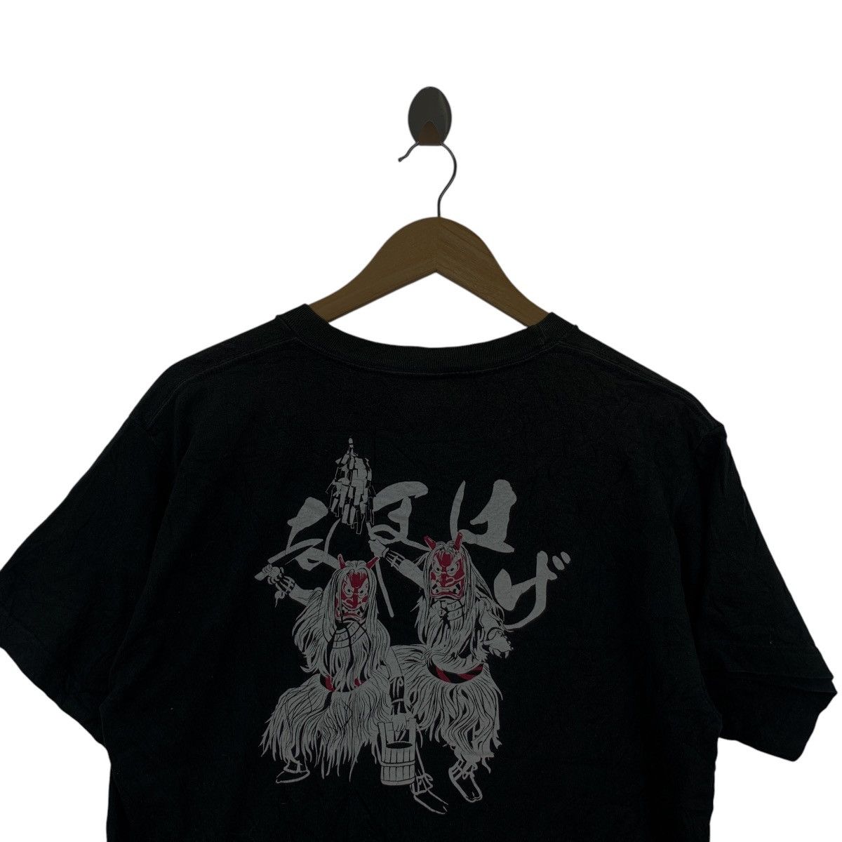 Japanese Brand Vintage JAPAN TRADITIONAL NAMAHAGE Folklore Tee Shirt Size US L / EU 52-54 / 3 - 5 Thumbnail
