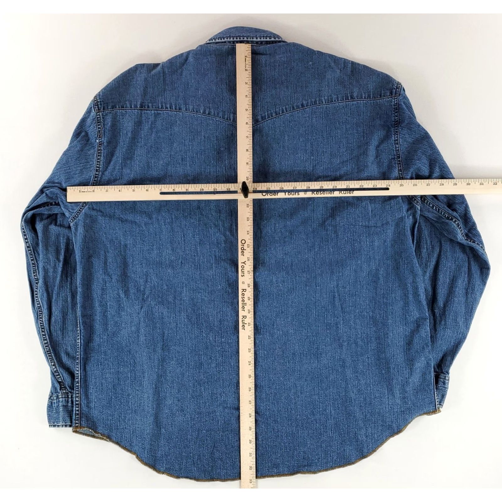 Gap VINTAGE Gap Shirt XL Mens Long Sleeve Denim Pearl Snap Blue 90s Western Button-Up Size US XL / EU 56 / 4 - 8 Thumbnail