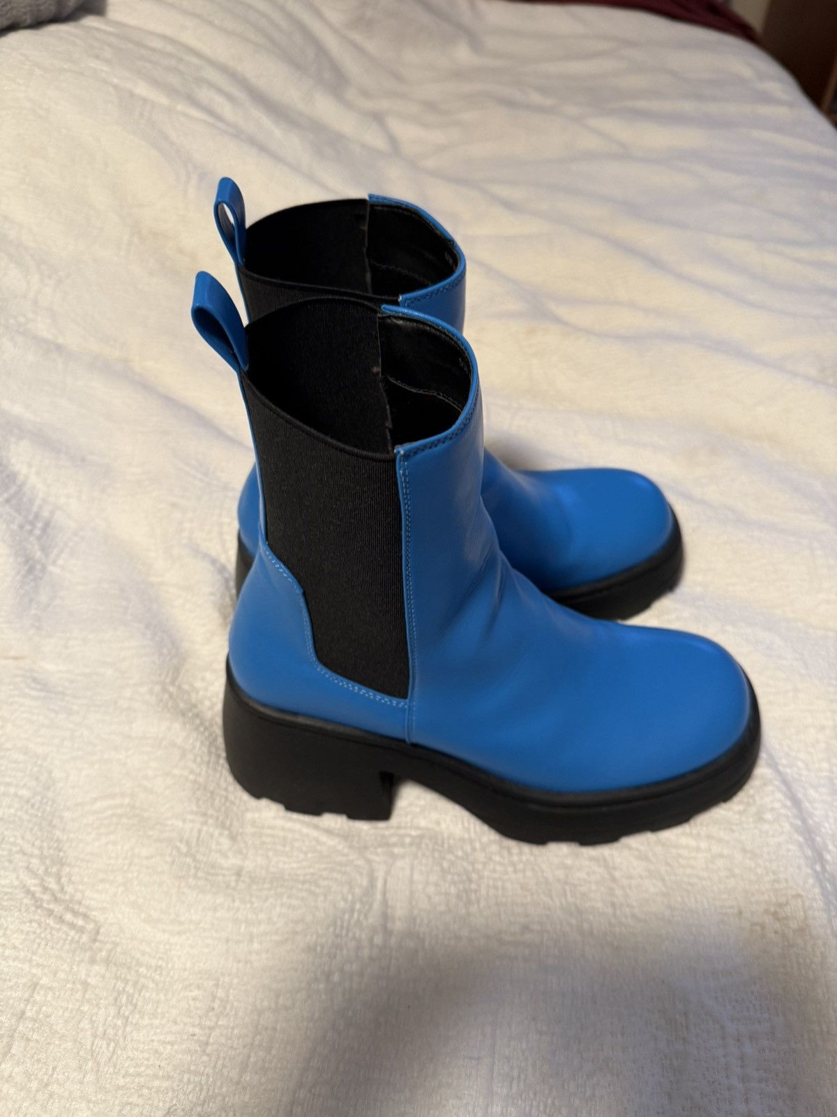 Asos Blue Chelsea boots Size US 7 / IT 37 - 3 Thumbnail