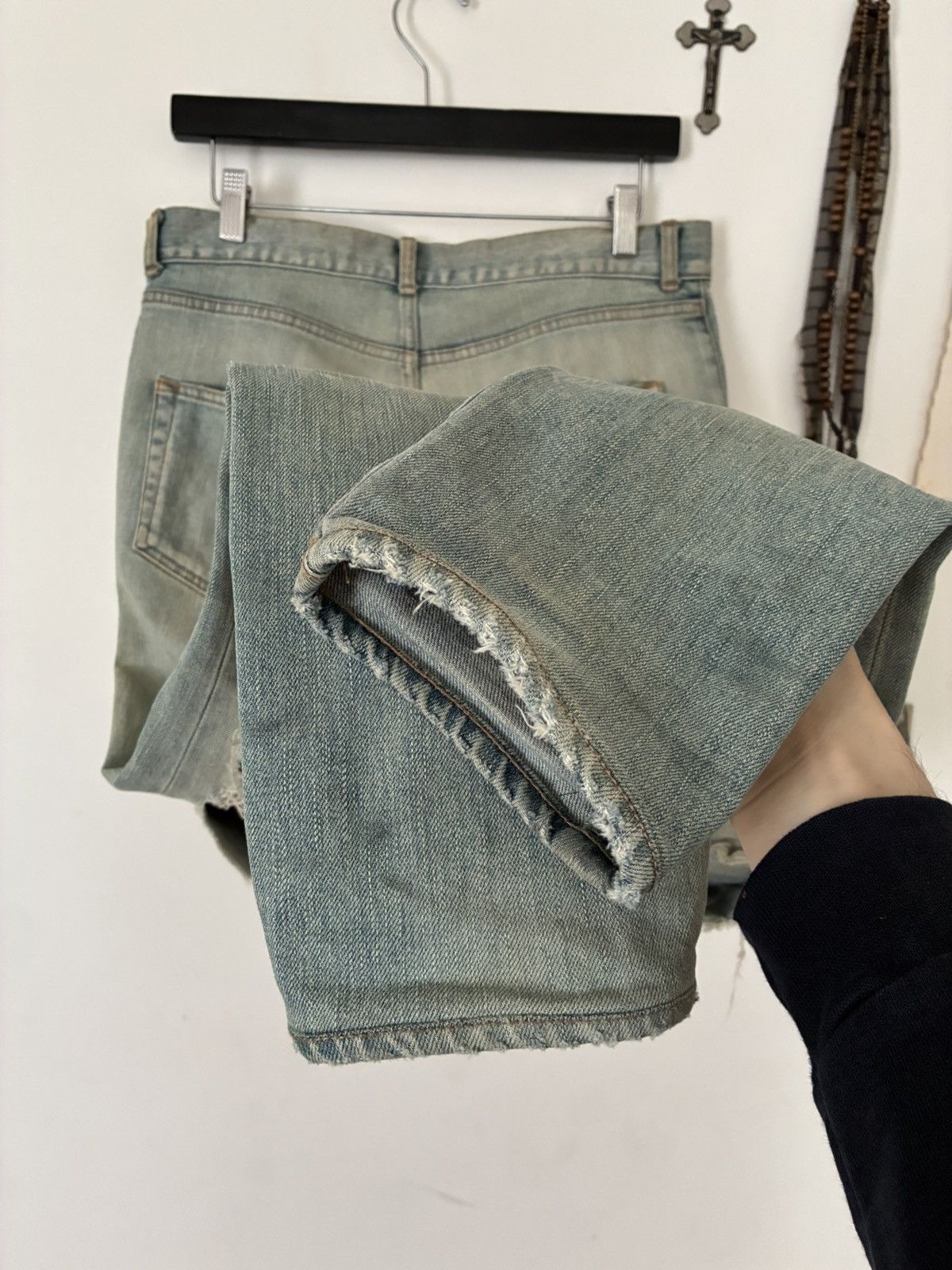 Saint Laurent Paris Saint Laurent Paris 2018 D02 Crash Denim Size US 31 - 8 Thumbnail