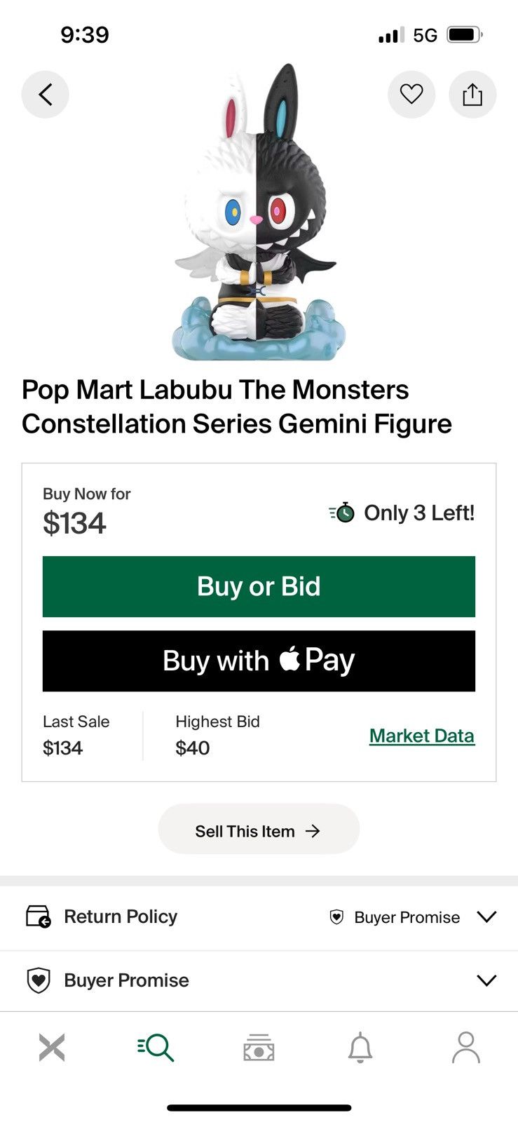 POP MART Labubu constellation series Gemini Size ONE SIZE - 6 Thumbnail