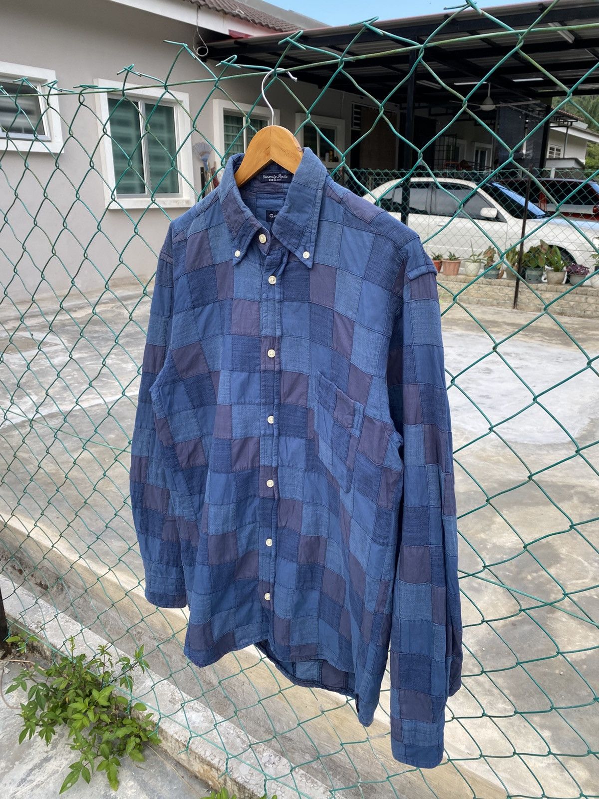 Flannel × Gant GANT university poplin patchwork shirts button up Size US L / EU 52-54 / 3 - 4 Thumbnail