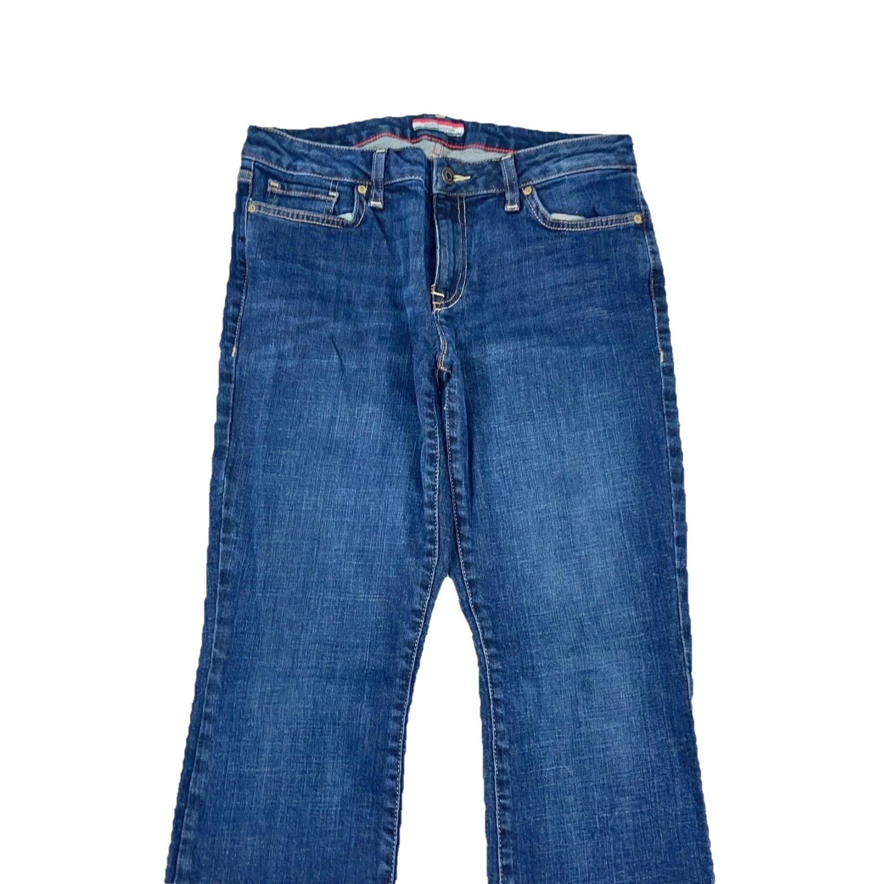 Tommy Hilfiger VINTAGE Tommy Hilfiger Jeans Women 8 Boot Cut Dark Wash Y2K 2000s Millennium Size 30" / US 8 / IT 44 - 4 Thumbnail