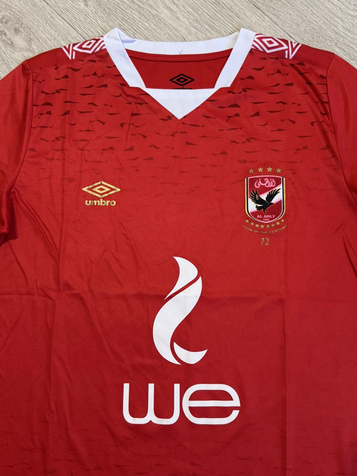 Umbro 🔷Umbro Al Ahly 2019/20 Soccer jersey🔷 Size US L / EU 52-54 / 3 - 2 Thumbnail