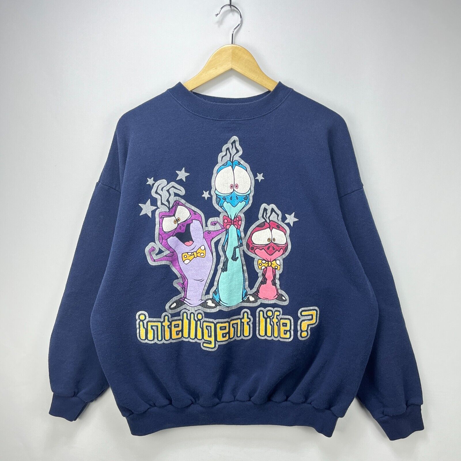 Vintage Vintage 90s Space JamMonsters Intelligent Life Graphic Large Size US L / EU 52-54 / 3 - 1 Thumbnail