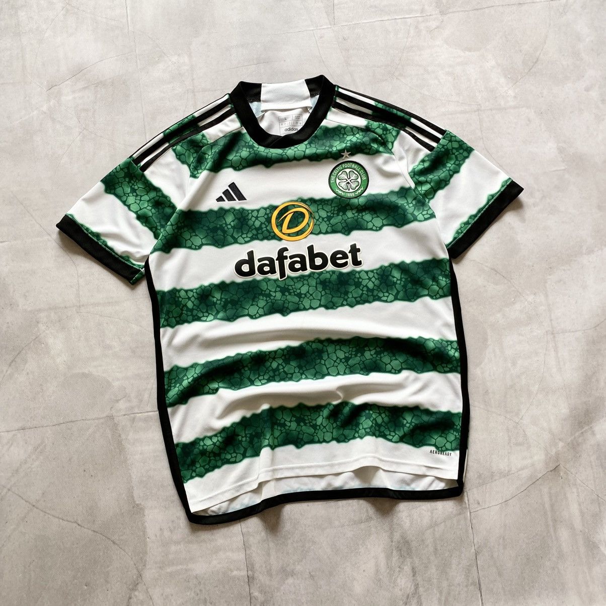 ☘️ Adidas FC CELTIC 2023 White/Green Soccer Jersey Shirt