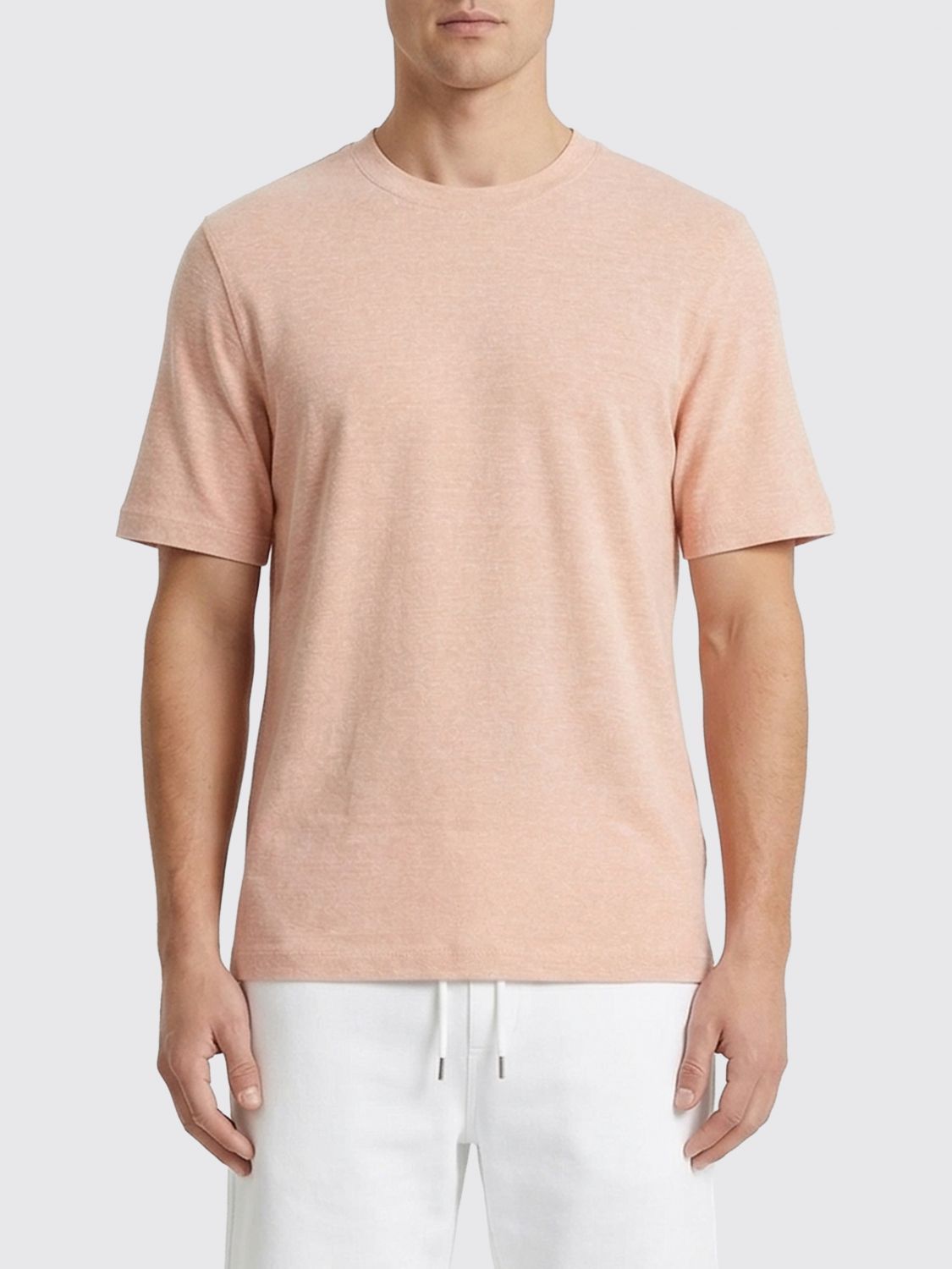 Brunello Cucinelli Brunello Cucinelli T-Shirt Men Pink Size US S / EU 44-46 / 1 - 1 Thumbnail
