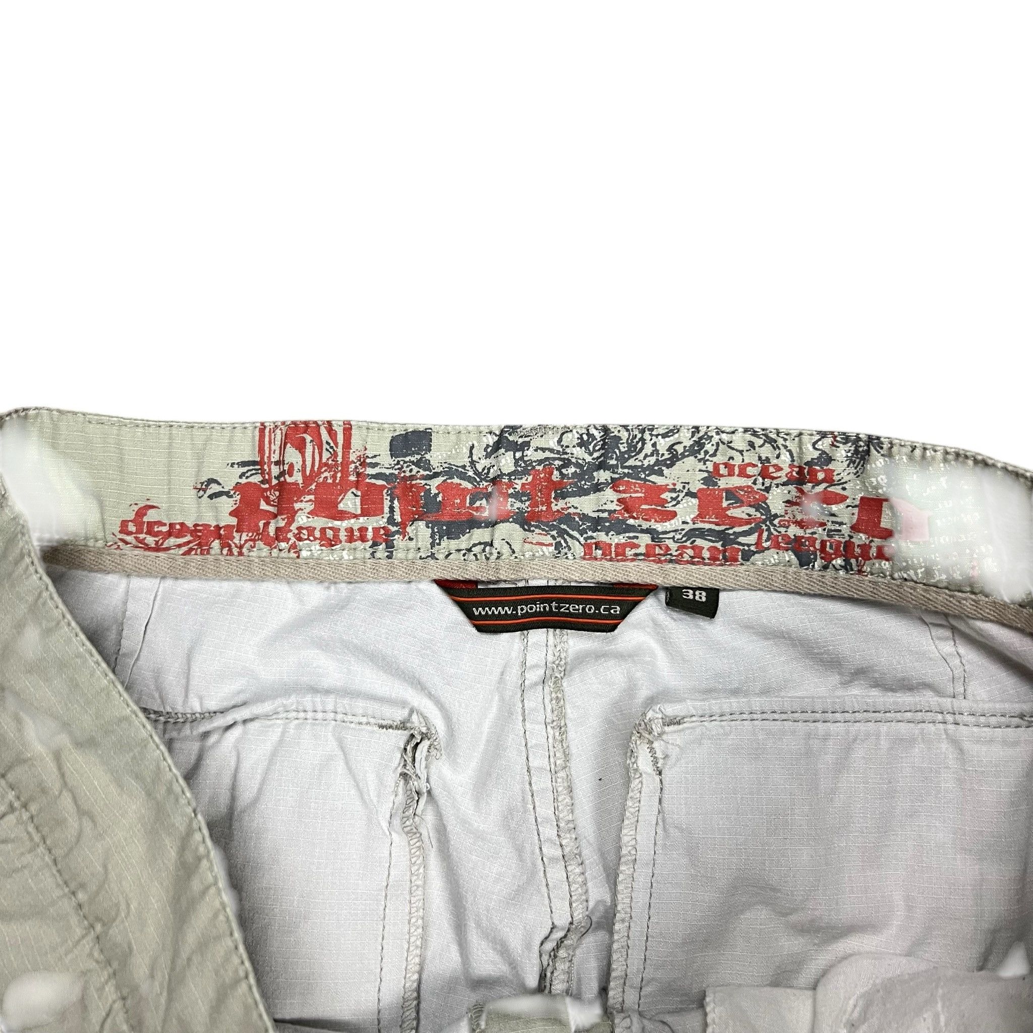 Point Zero Point Zero Contrast Stitch Utility Cargo Capris - 38” Size US 38 / EU 54 - 4 Thumbnail