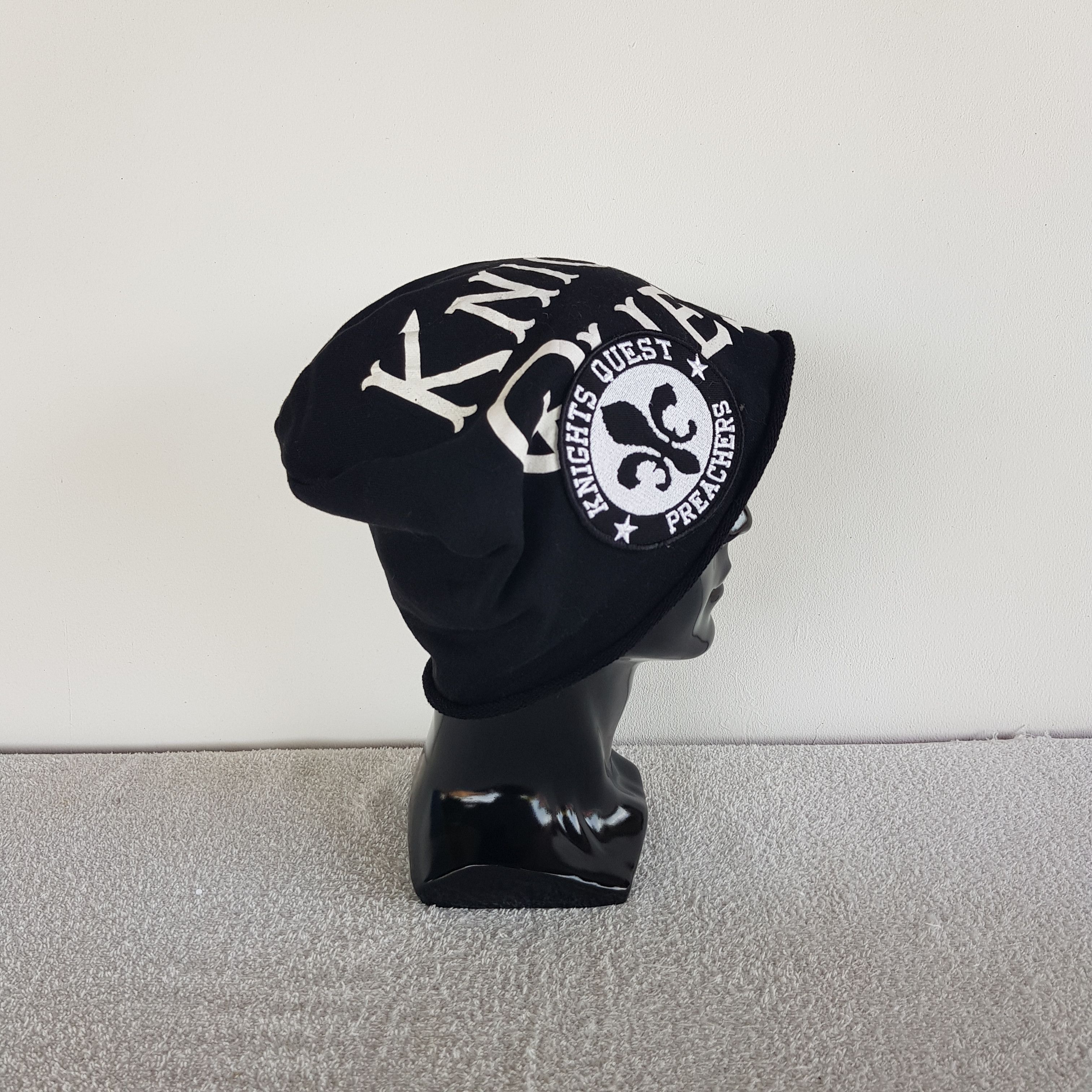 Japanese Brand Vintage Knights Quest Beanie Ribbed Knit Snow Caps Hats. Size ONE SIZE - 3 Thumbnail