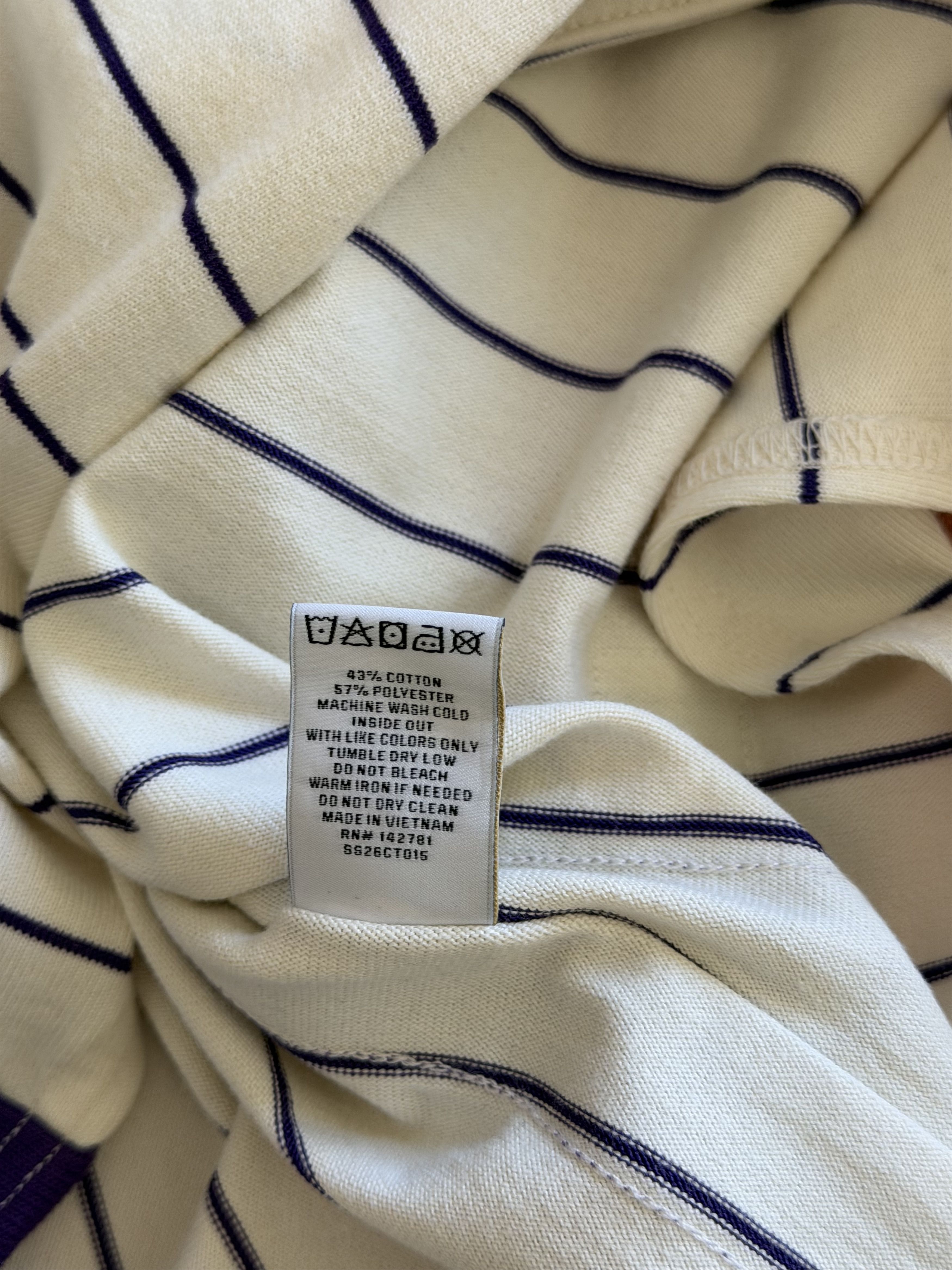 Aime Leon Dore Aime Leon Dore Baseball Jersey in White Purple Size US M / EU 48-50 / 2 - 8 Thumbnail