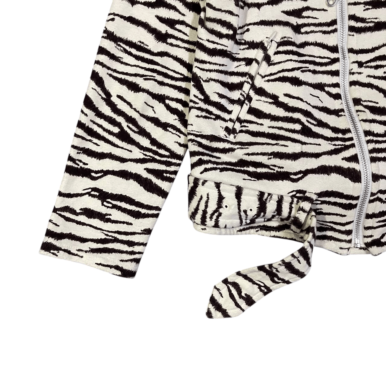 National Standard National Standard Zebra Print Motorcycle Jacket Size US M / EU 48-50 / 2 - 3 Thumbnail