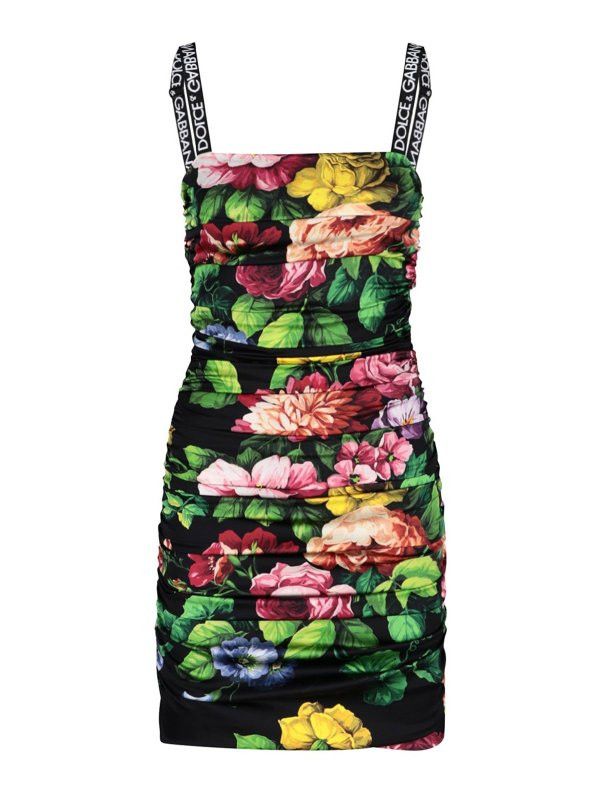 Dolce & Gabbana o1y0825 Mini Dress in Multicolor Size M / US 6-8 / IT 42-44 - 1 Thumbnail