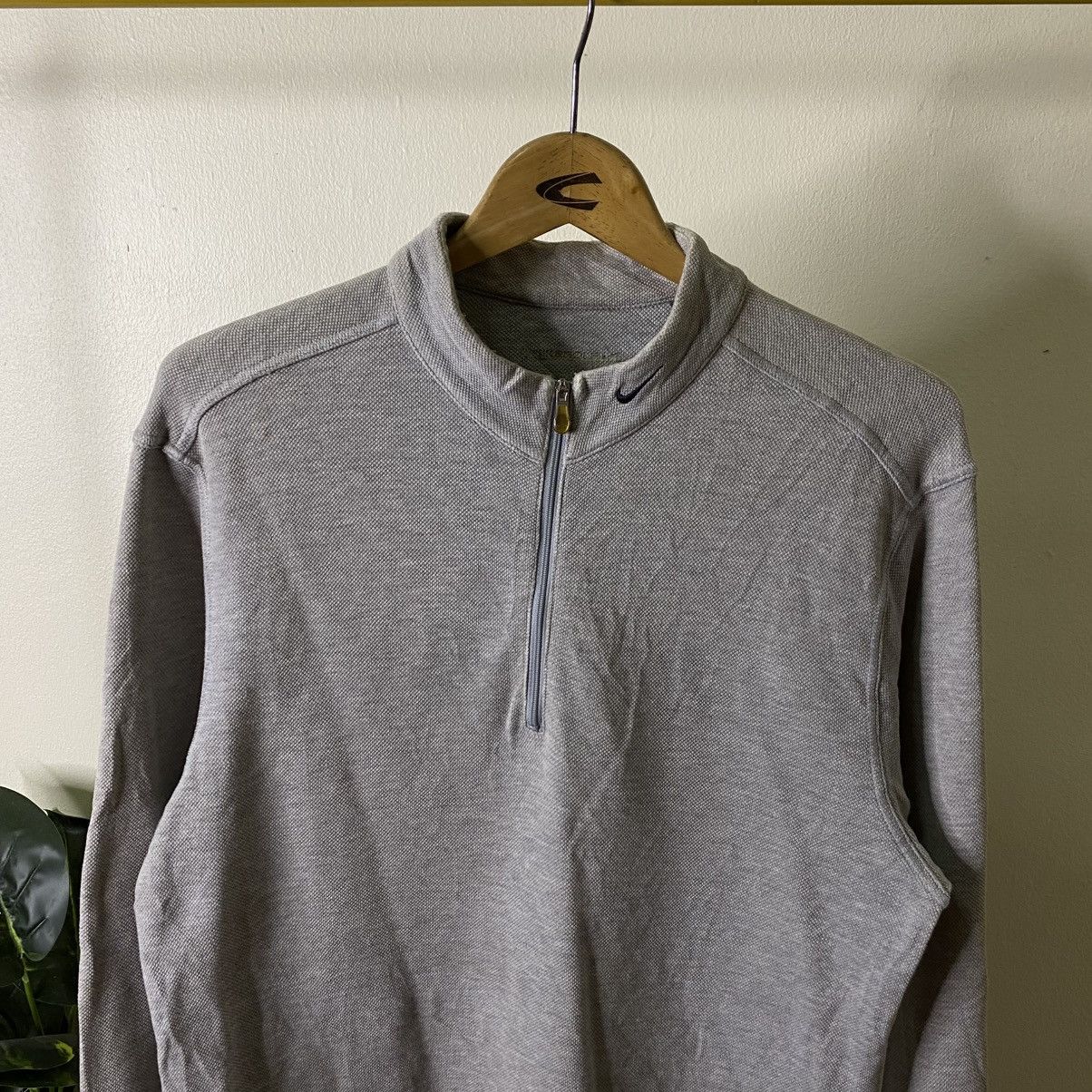 Nike Vintage 2000s Nike Golf Mock Neck Half Zipper Sweatshirt Size US L / EU 52-54 / 3 - 2 Thumbnail
