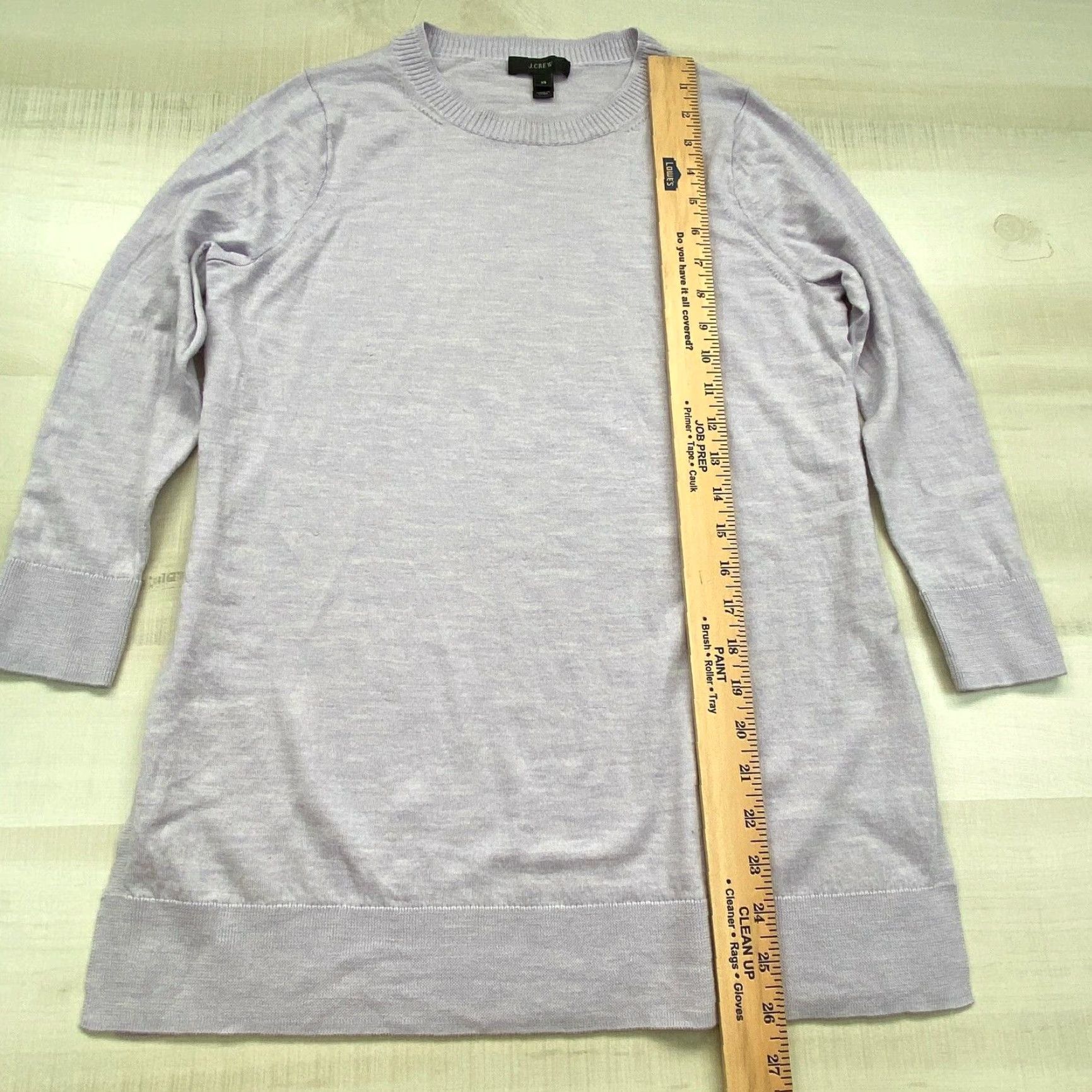 J.Crew J.CREW Womens Merino Wool Sweater XS Purple Pullover Lightweight Size XS / US 0-2 / IT 36-38 - 6 Thumbnail
