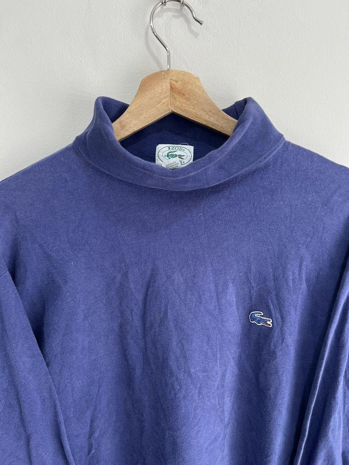 Vintage Vintage Lacoste Longsleeve Shirt Turtleneck Size US L / EU 52-54 / 3 - 2 Thumbnail