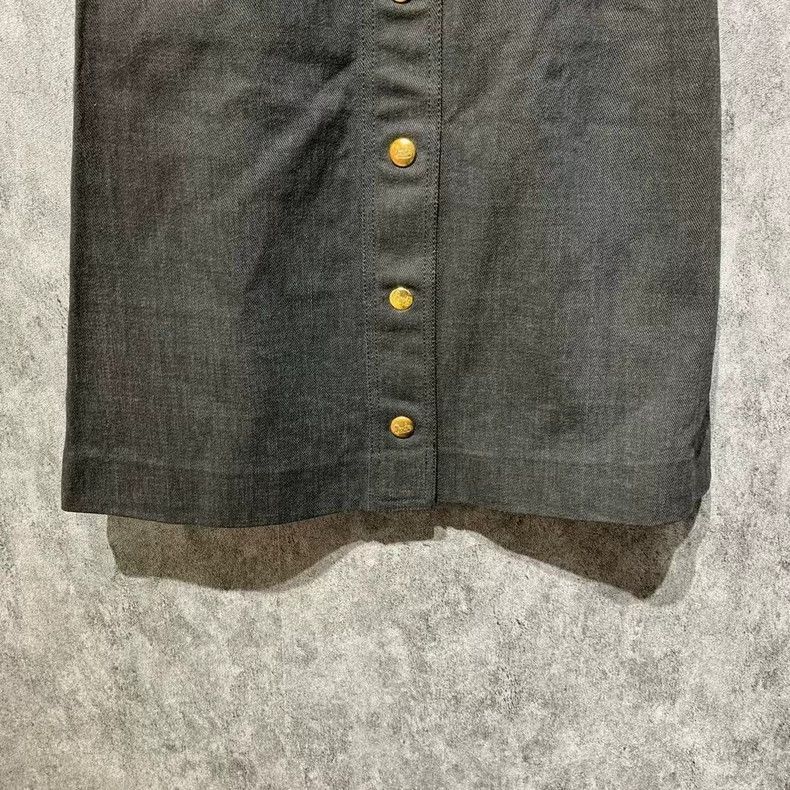 Celine Celine ButtonUp Short Skirt Size 23" - 4 Thumbnail