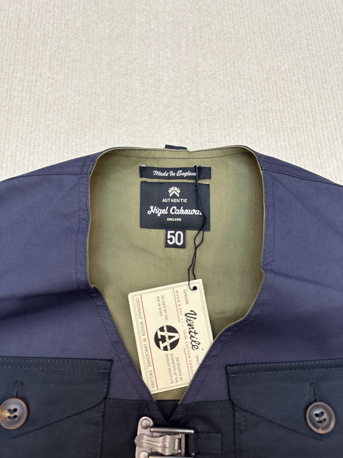 Nigel Cabourn Nigel Cabourn Cameraman Vest Size US M / EU 48-50 / 2 - 5 Thumbnail