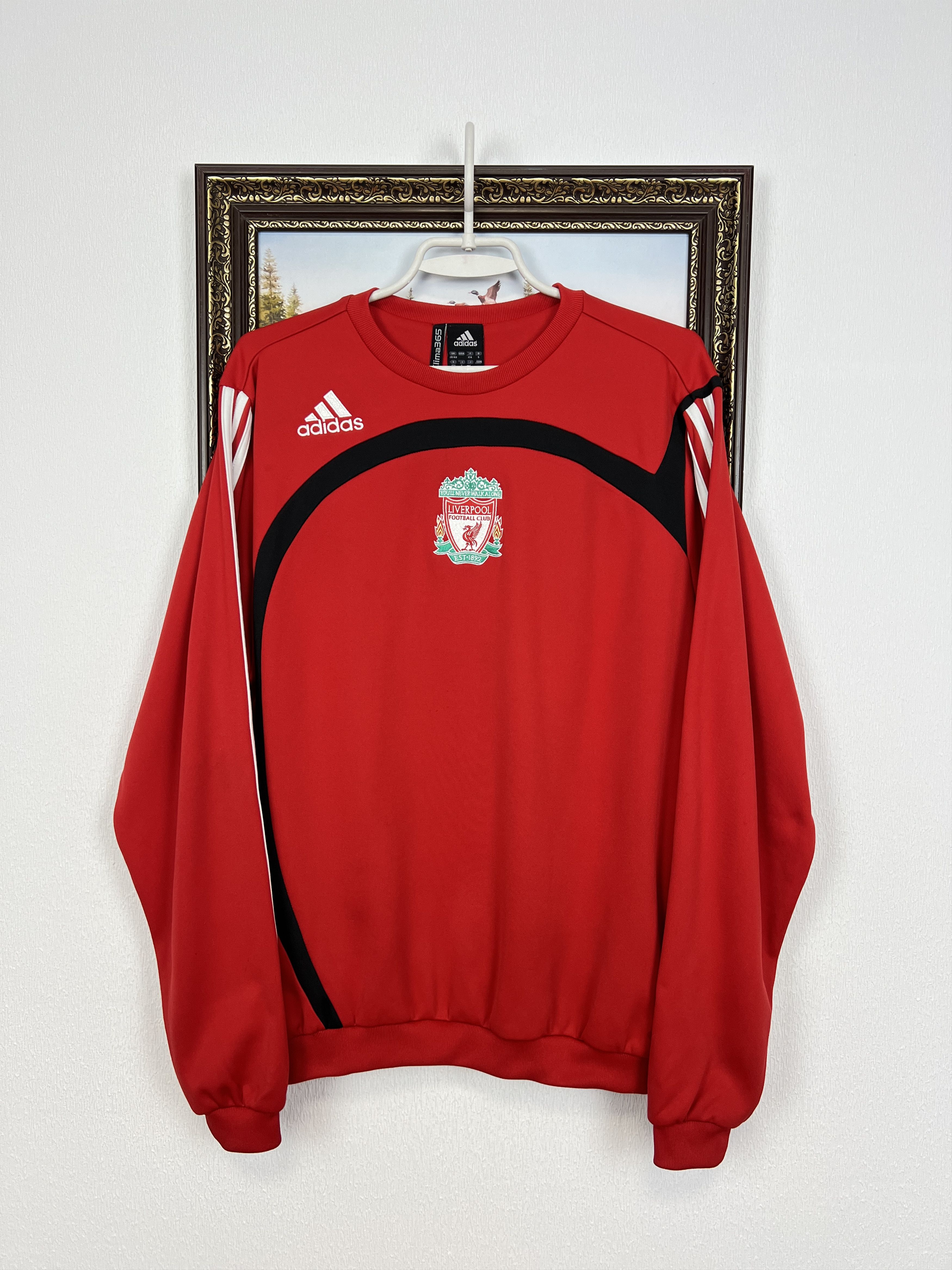 Adidas Vintage Adidas Liverpool Football Sweatshirt Soccer Size US M / EU 48-50 / 2 - 1 Thumbnail