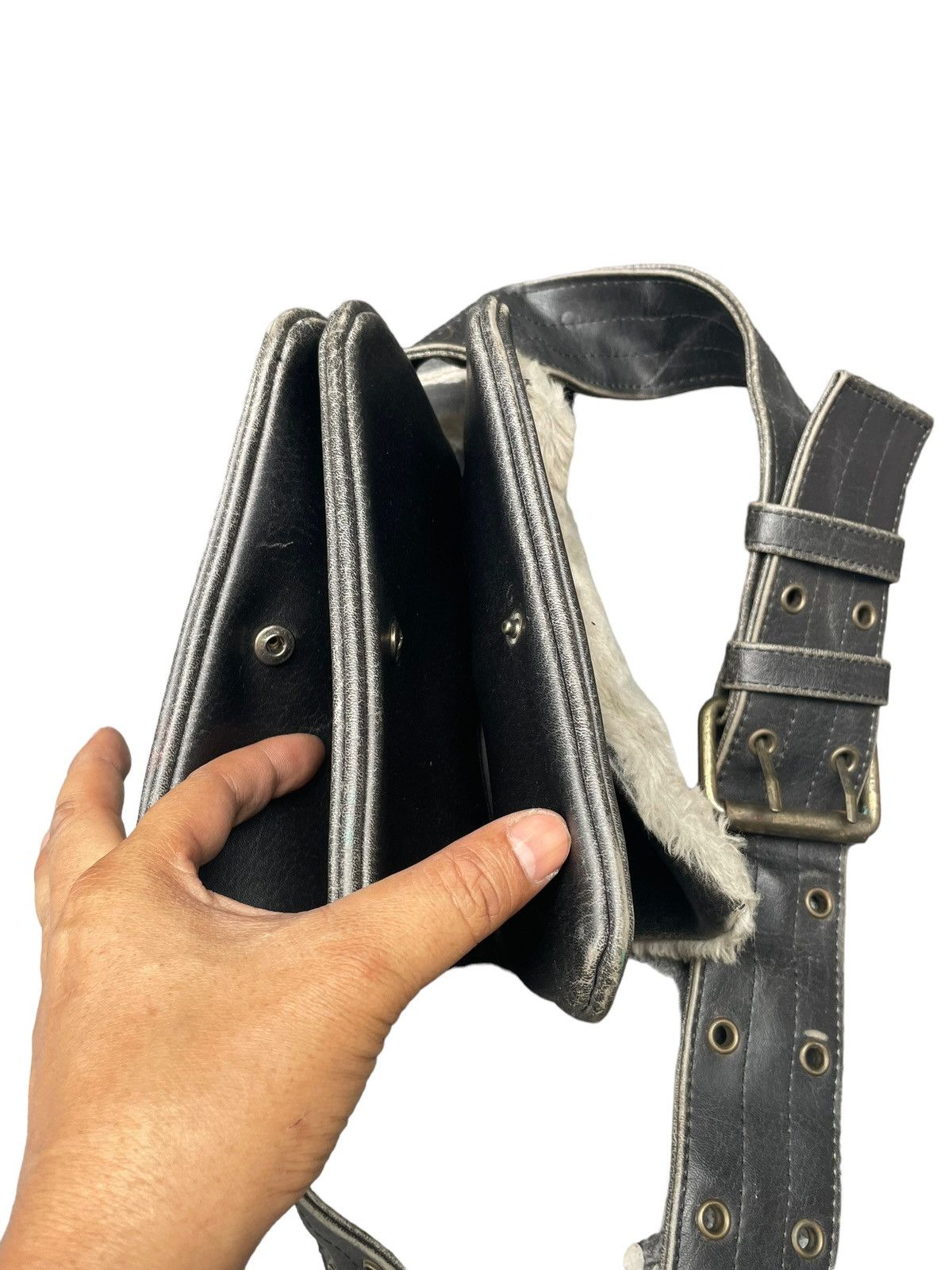 Leather × Vintage Vintage Oneway Waist Bag Size ONE SIZE - 6 Thumbnail