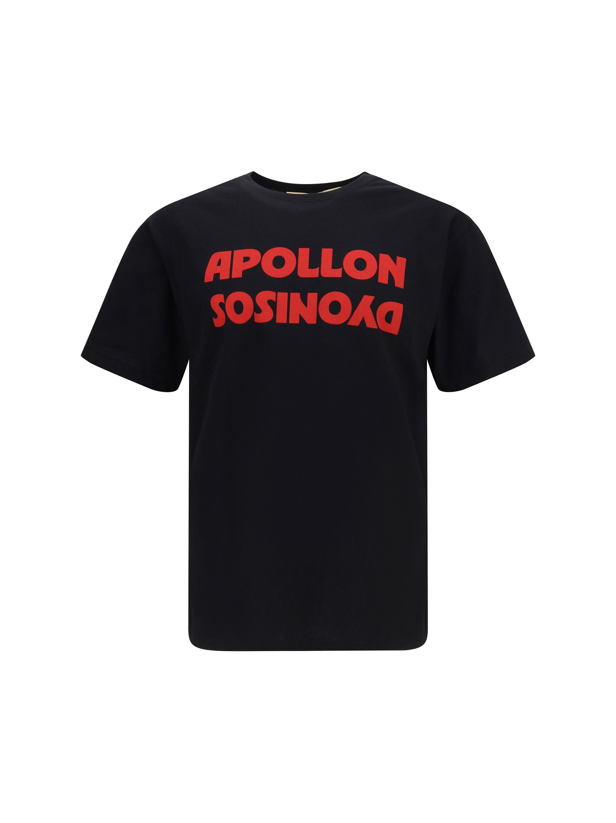 Cotton T-shirt with Apollo Dyonisos graphic print